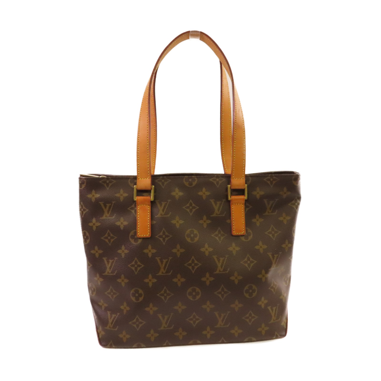 LOUIS VUITTON Monogram Cabas Piano Tote Bag金扣肩背袋啡色