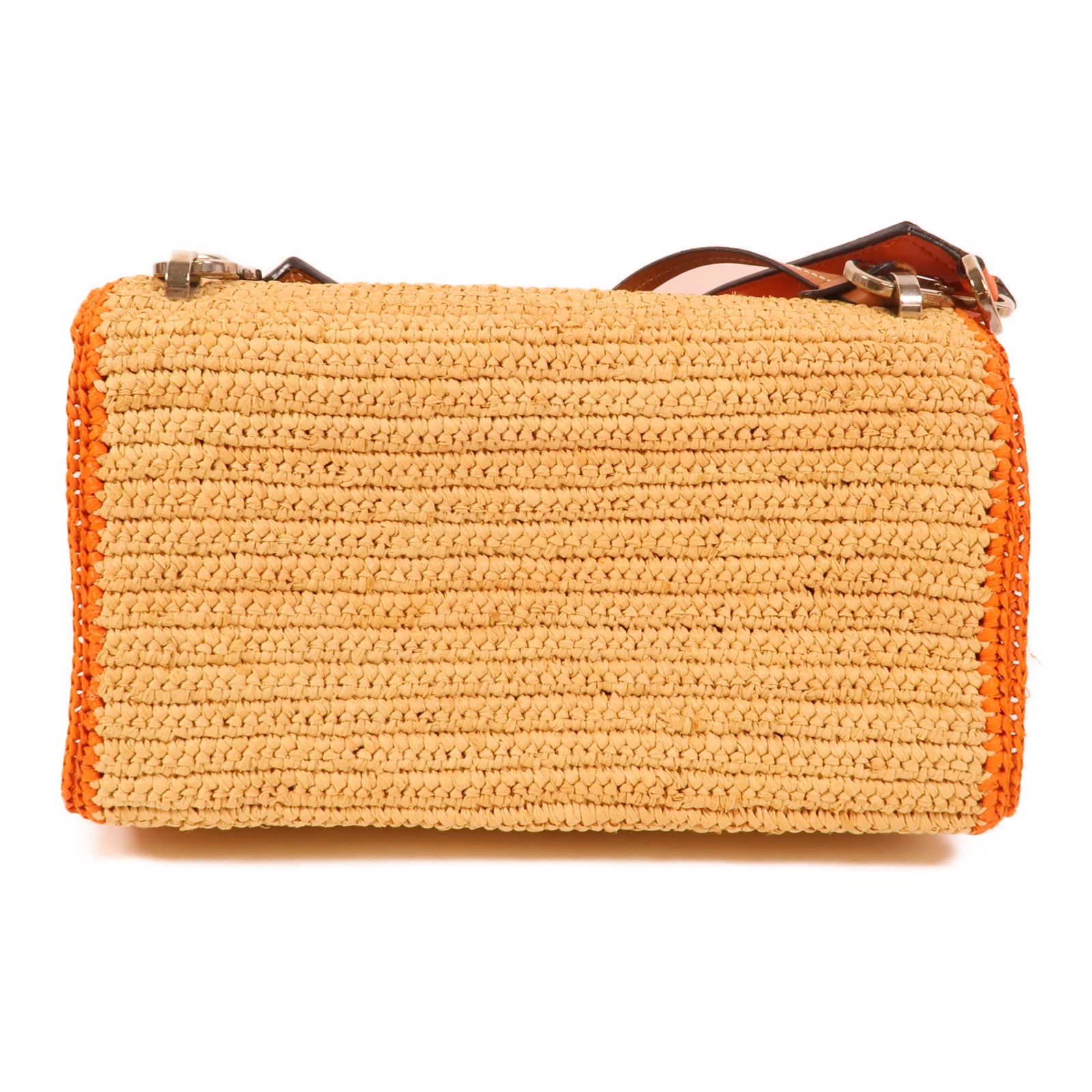 LOEWE 牛皮皮革/Raffia Woven Medium肩背袋