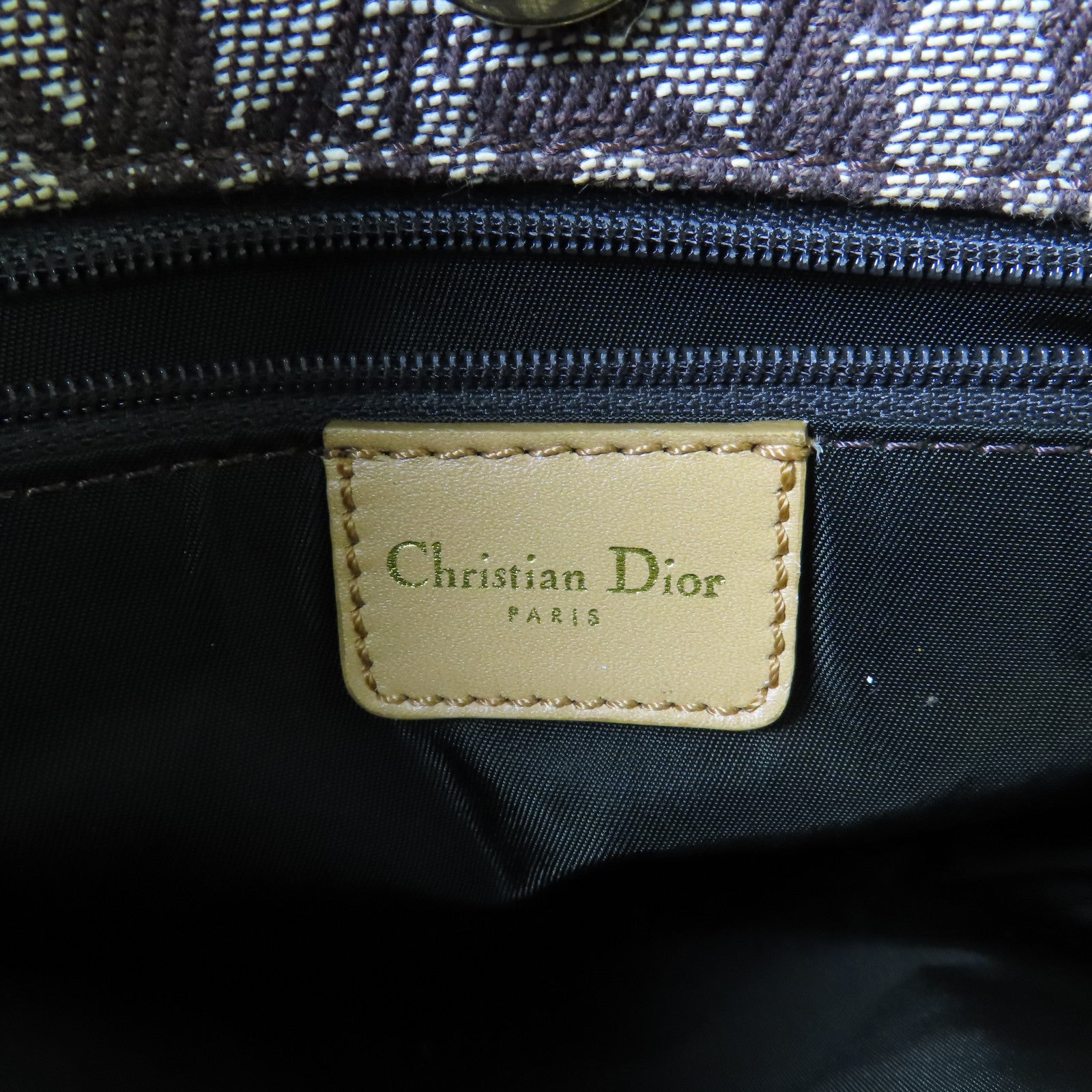 Dior 帆布Hand Bag金扣手挽袋