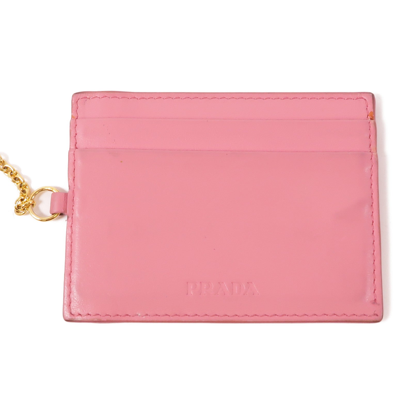 PRADA 牛皮皮革Long Wallet金扣長錢包