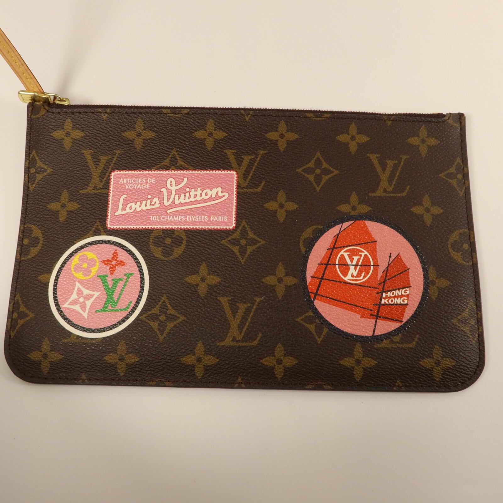 LOUIS VUITTON Monogram Neverfull MM手挽袋