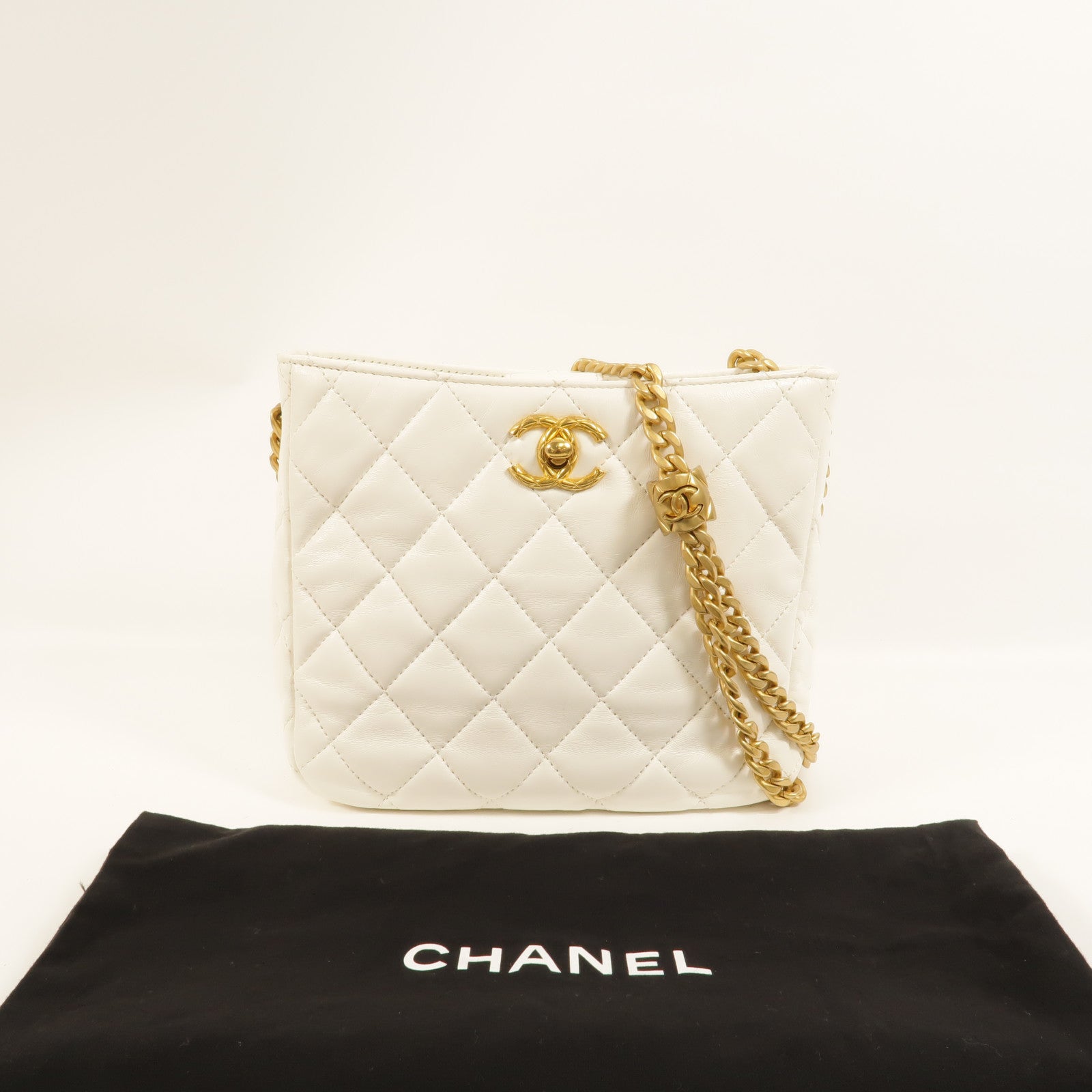 CHANEL 羊皮皮革Hobo Bag肩背袋