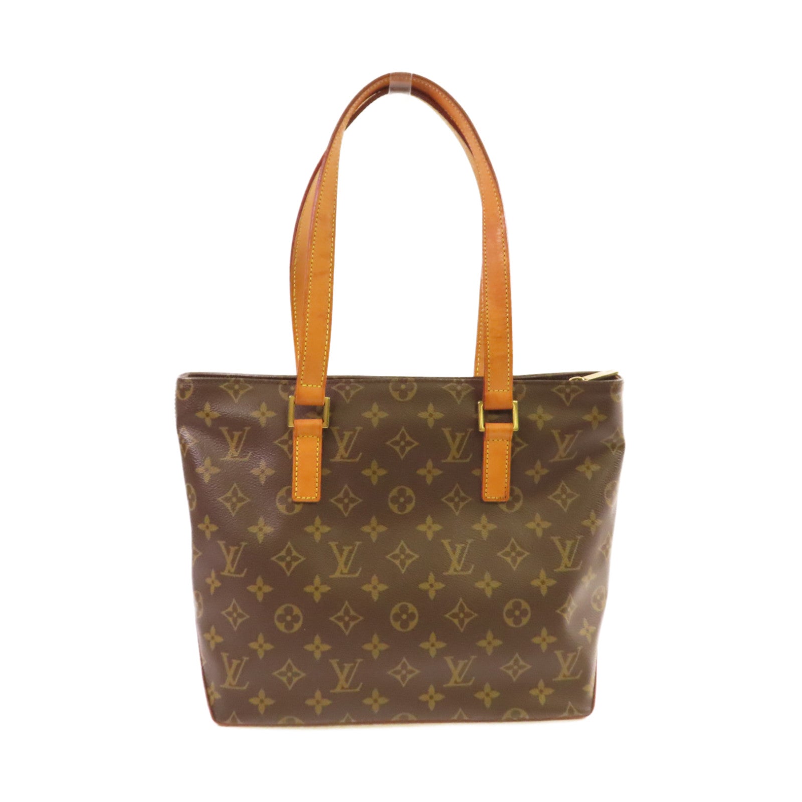 LOUIS VUITTON Monogram Cabas Piano Tote Bag金扣肩背袋啡色