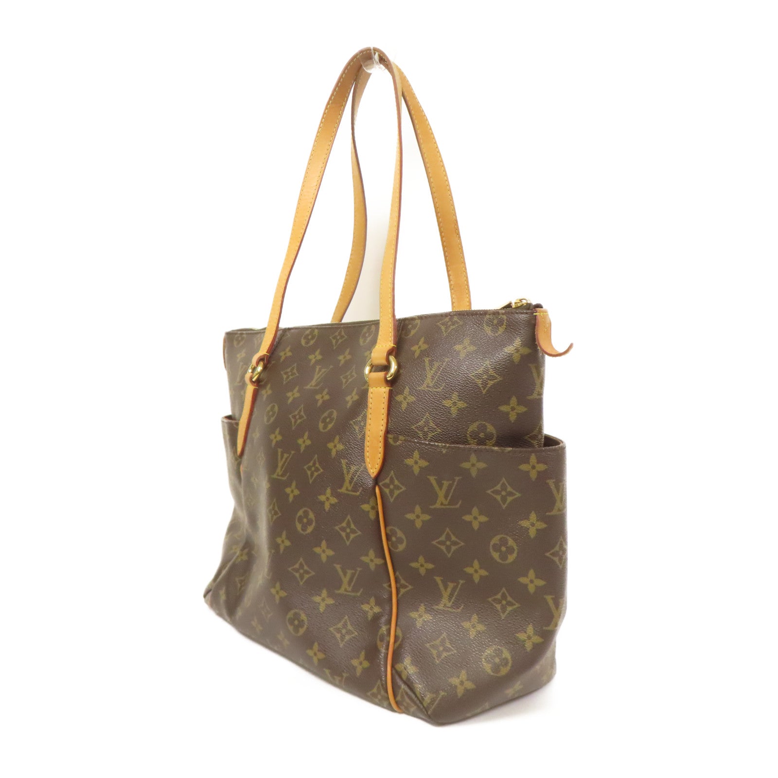 LOUIS VUITTON LV GHW Totally MM Shoulder Tote Bag M56689 Monogram Brown