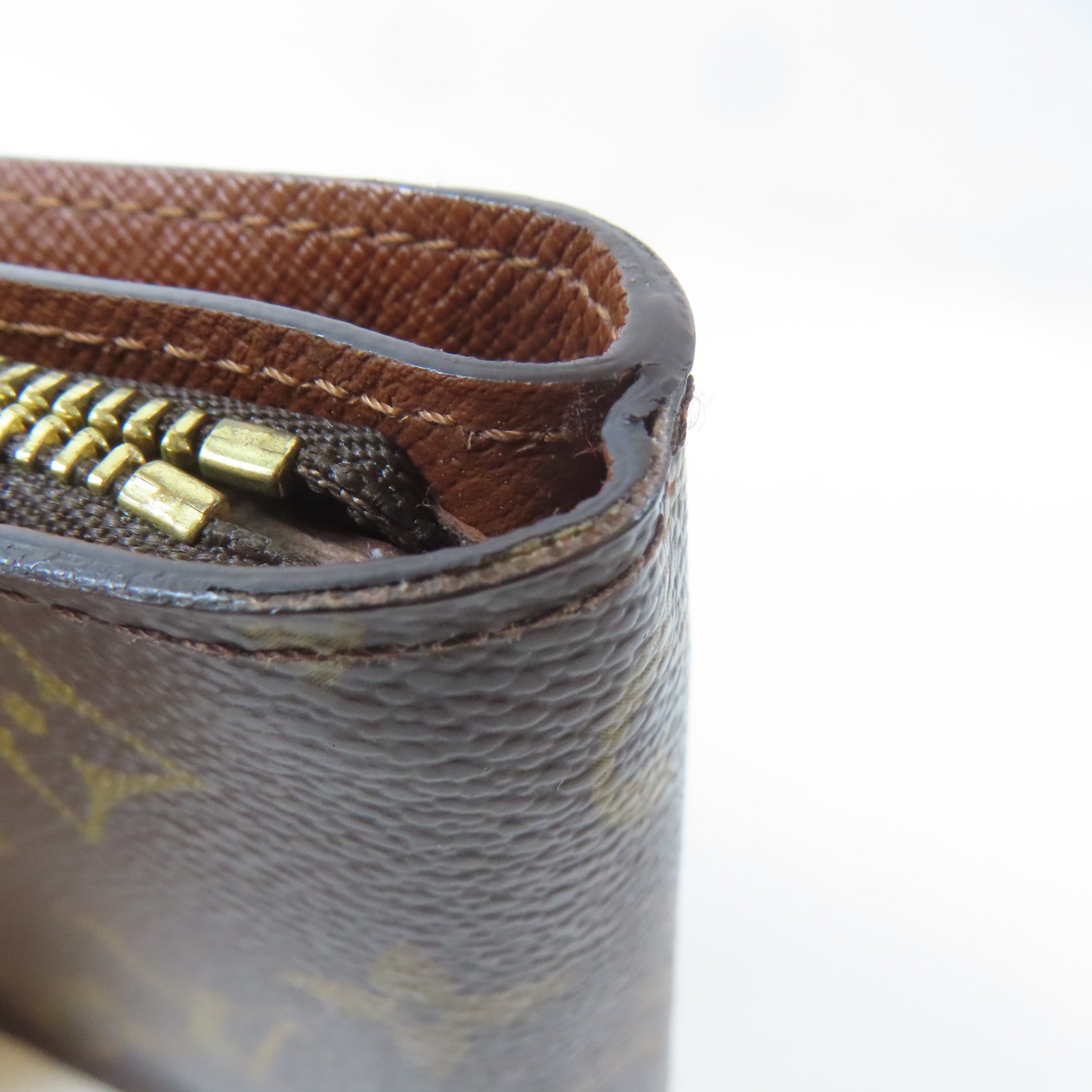 LOUIS VUITTON Monogram Wallet金扣錢包啡色
