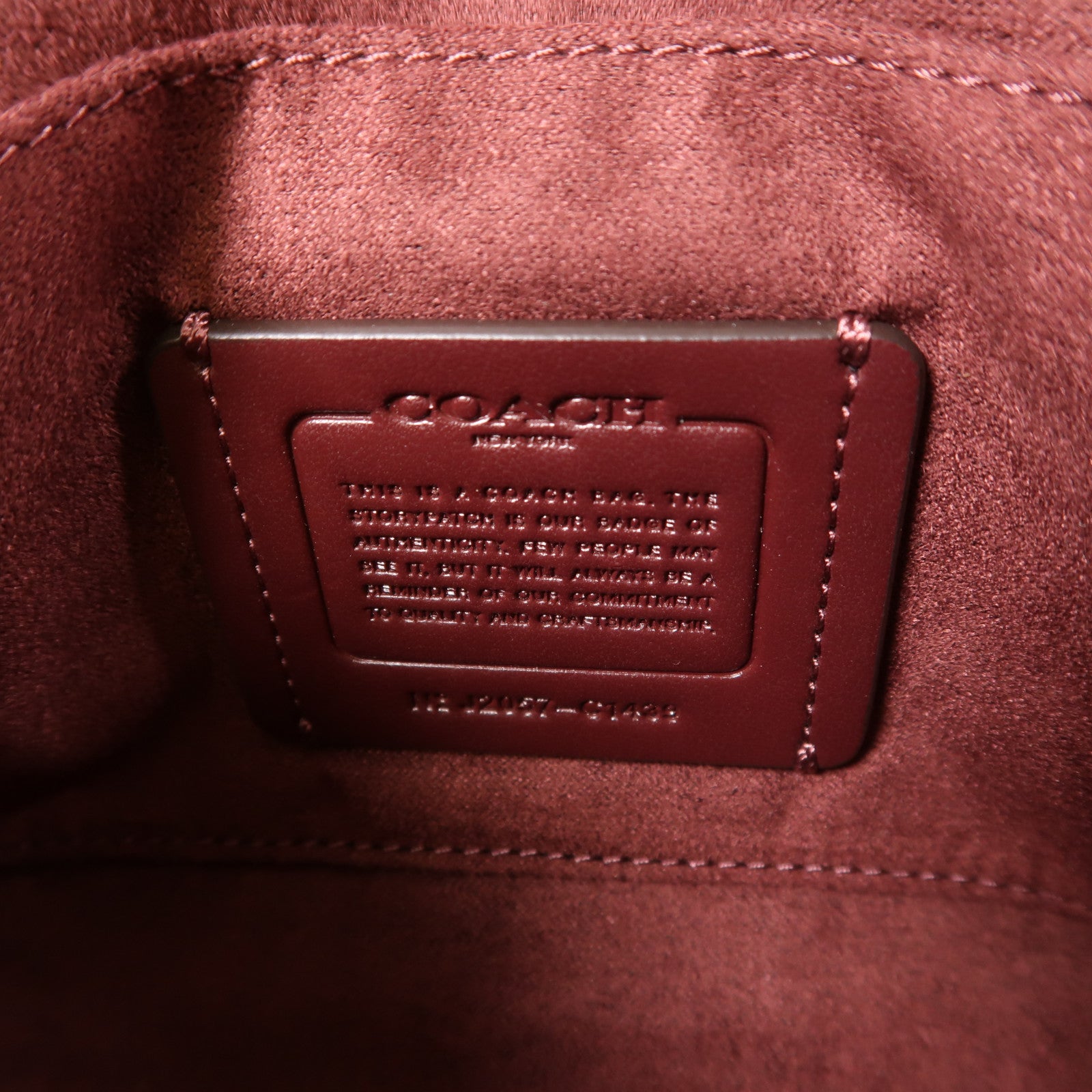 COACH 塗層帆布/皮革Tilly Satchel 23金扣手挽肩背兩用袋