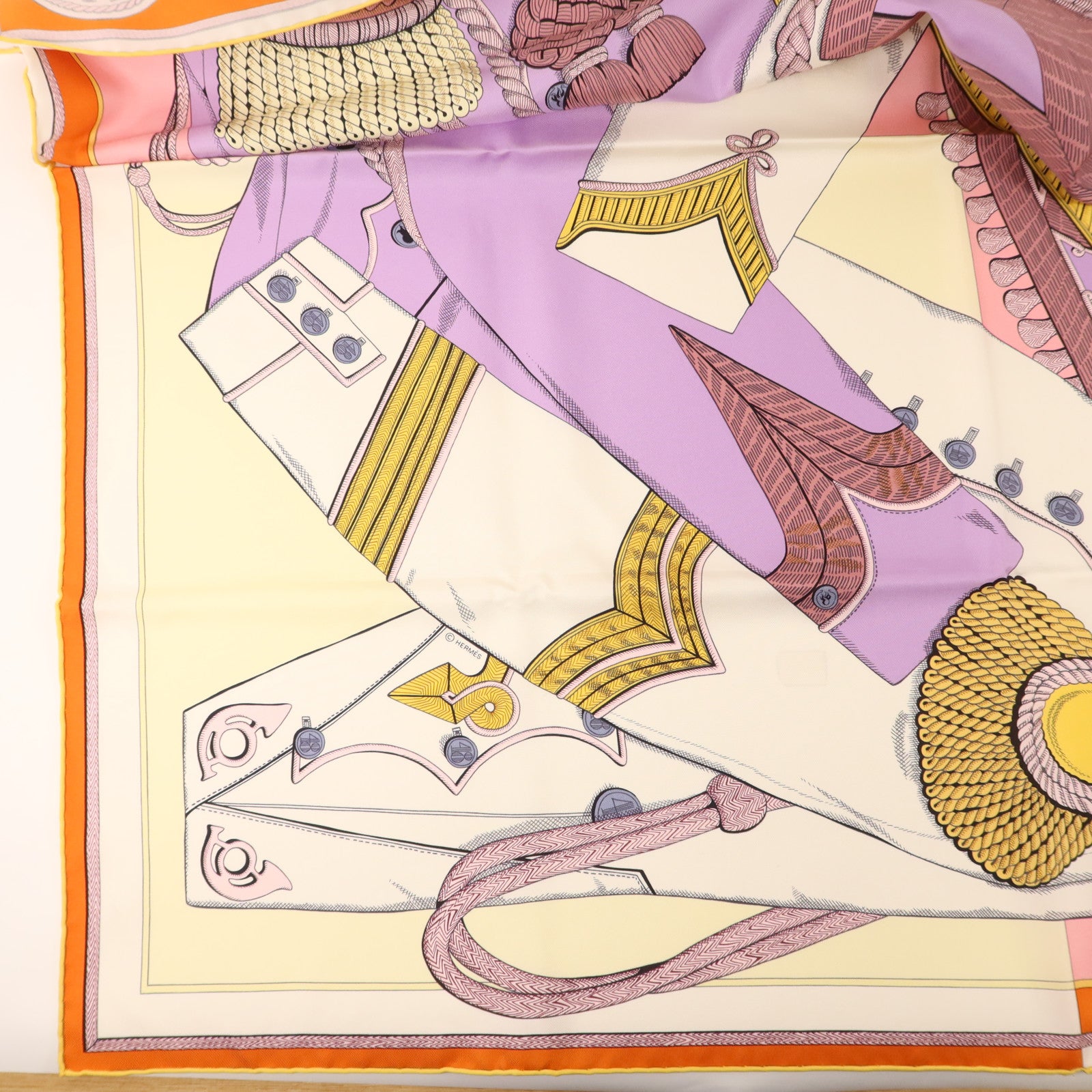 HERMES 絲質Scarf 90x90絲巾