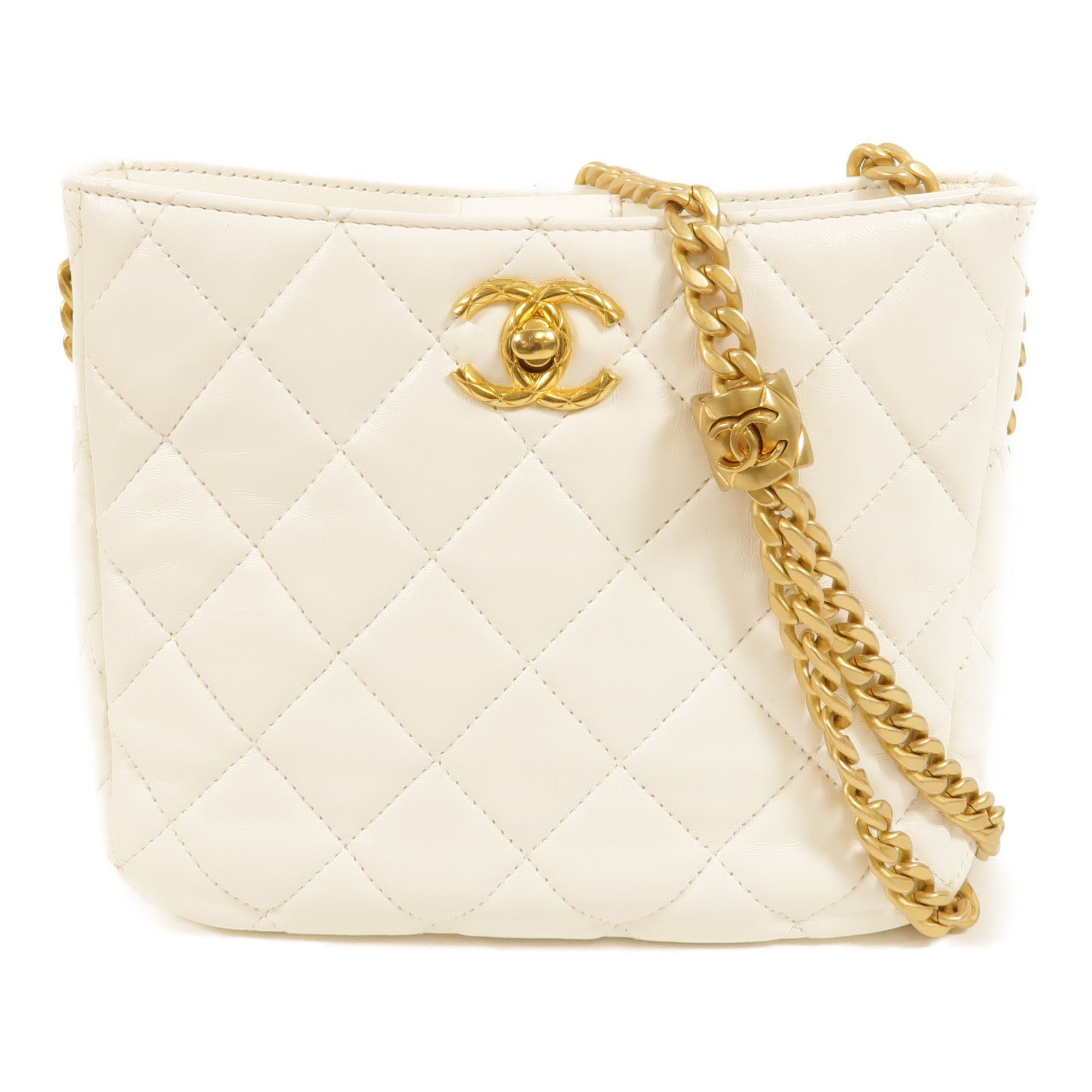 CHANEL 羊皮皮革Hobo Bag肩背袋
