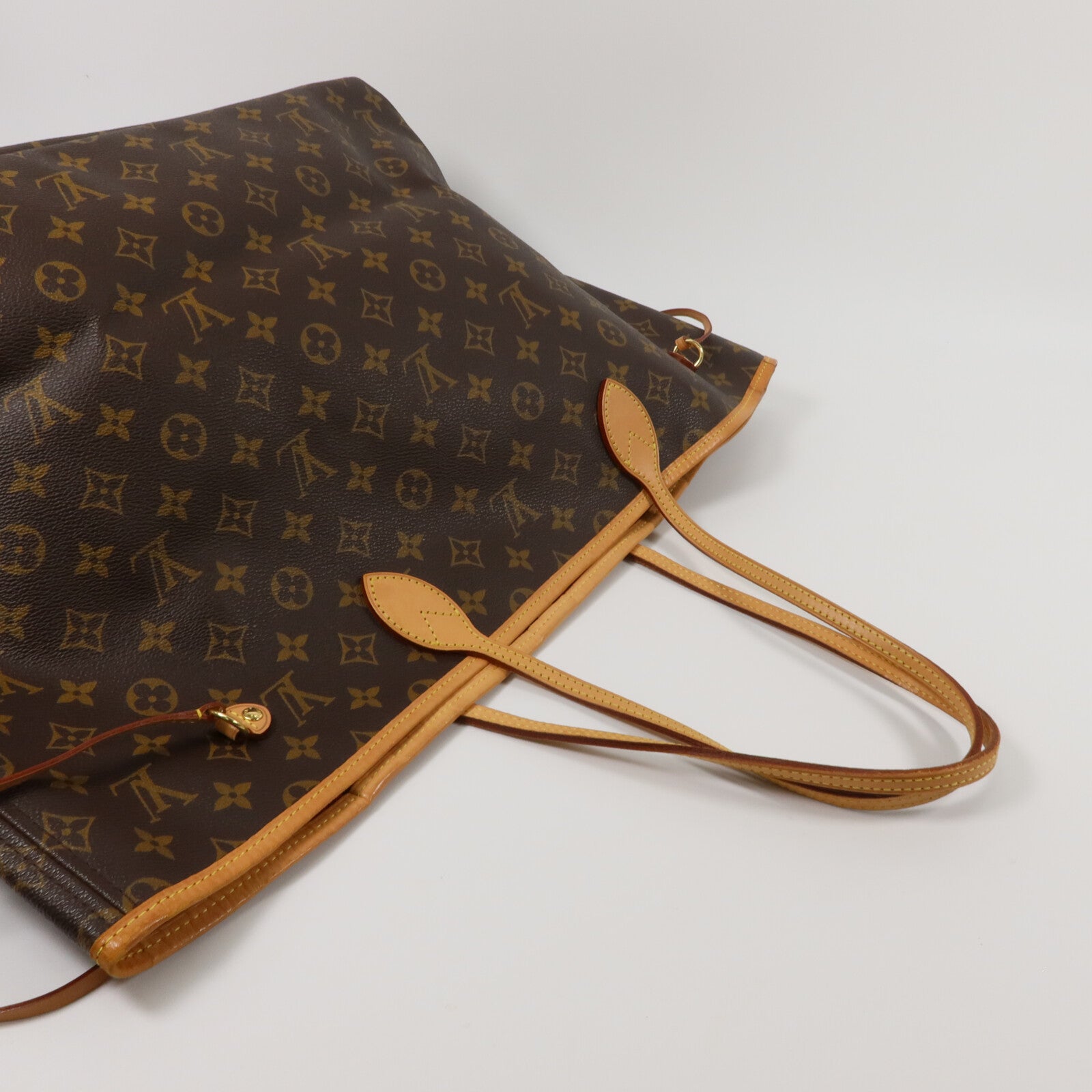 LOUIS VUITTON Monogram Neverfull GM Tote Bag金扣肩背袋