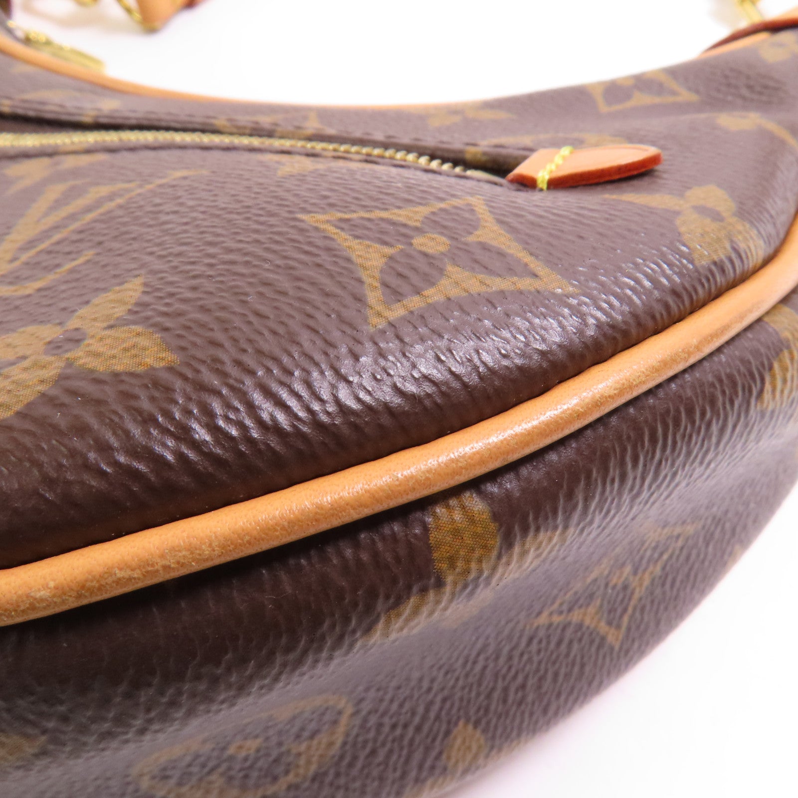 LOUIS VUITTON LV GHW Loop 2 Way Shoulder Bag M81098 Monogram Brown