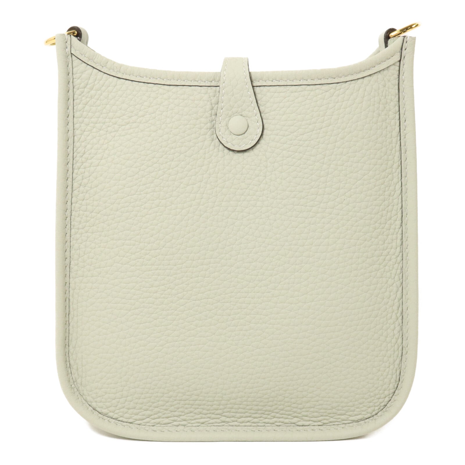 HERMES Clemence皮革Evelyne TPM肩背袋Gris Neve