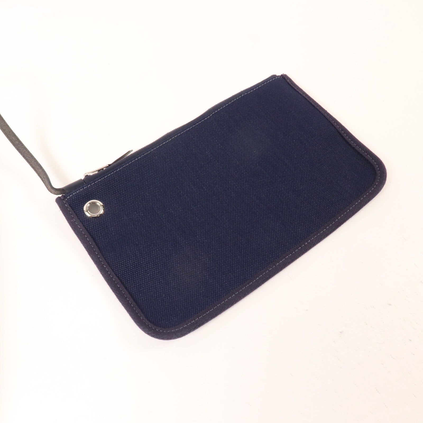HERMES 帆布Herbag a Dos Zip Retourne Backpack背包Bleu Indigo