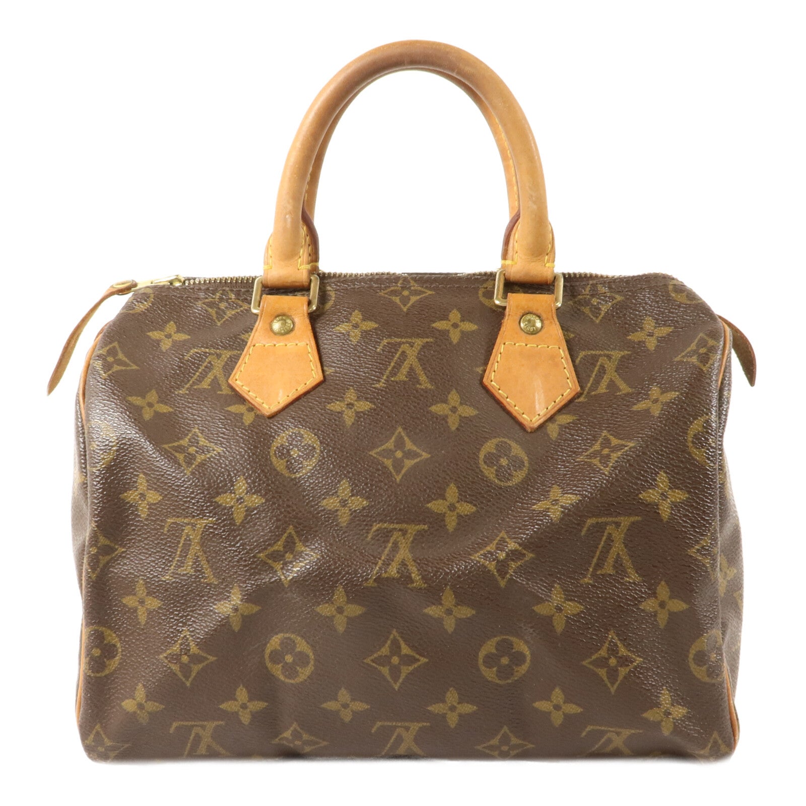 LOUIS VUITTON Monogram Speedy 25金扣手挽袋