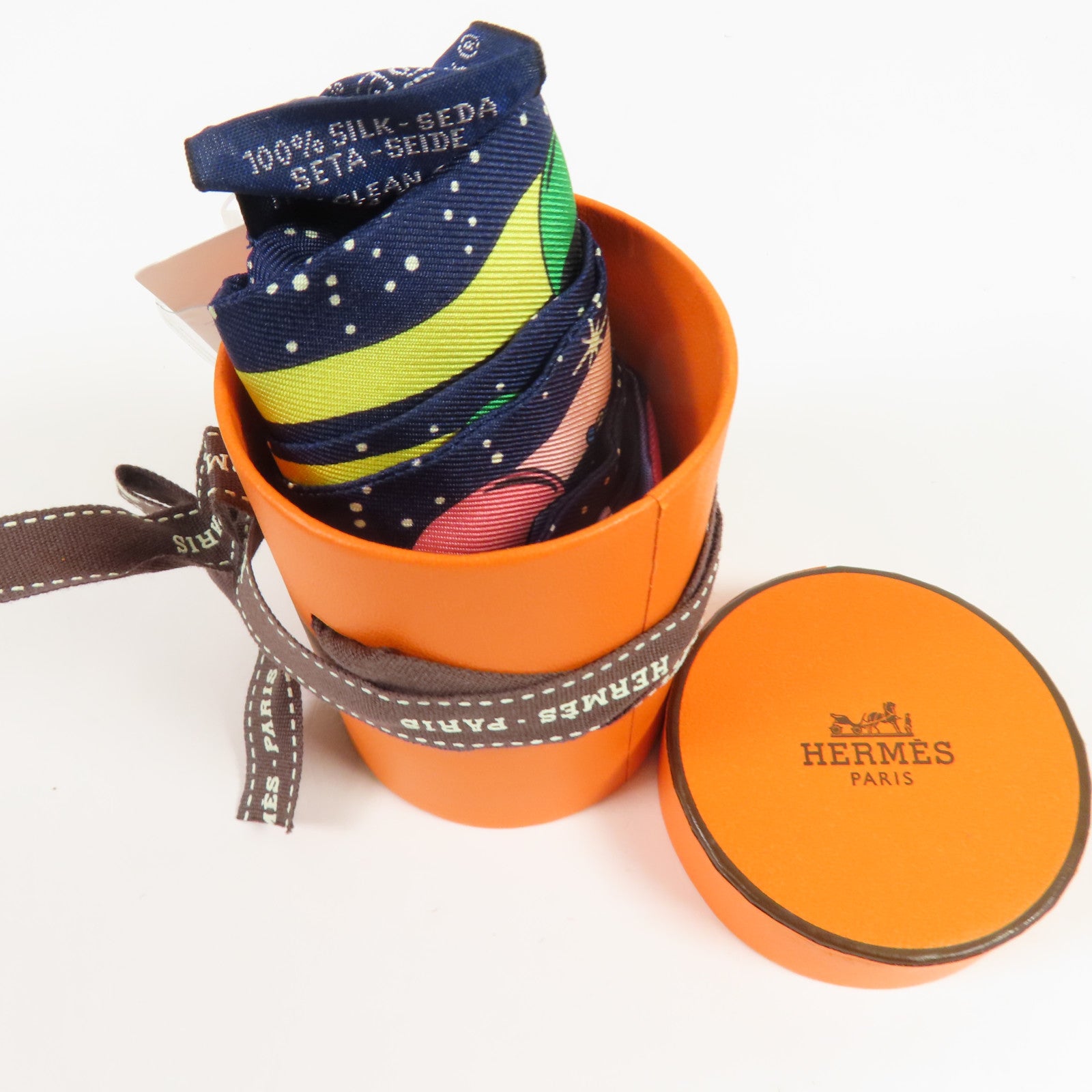 HERMES 絲質Twilly絲巾