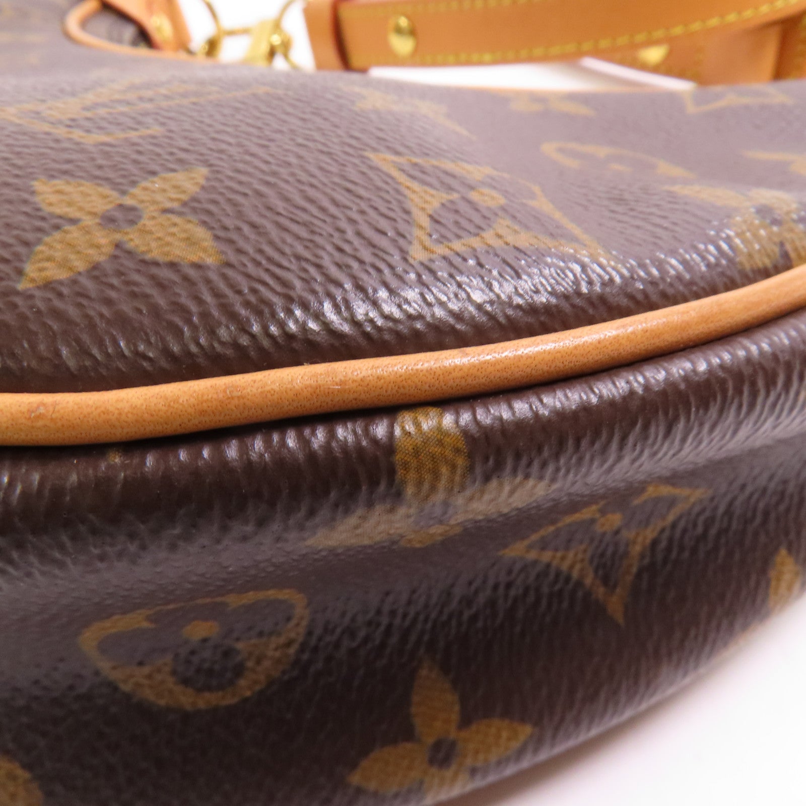 LOUIS VUITTON LV GHW Loop 2 Way Shoulder Bag M81098 Monogram Brown