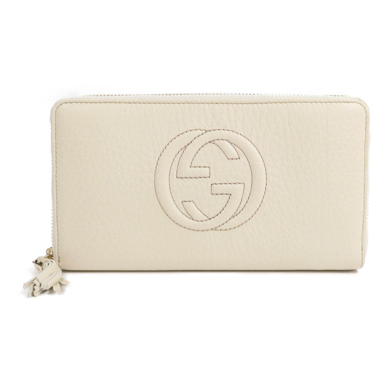 GUCCI 牛皮皮革Soho Zip Around Wallet長錢包