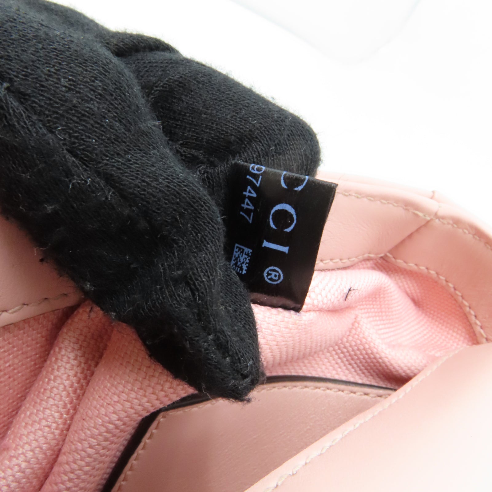 GUCCI 【激減優惠】牛皮皮革GG Marmont手挽肩背兩用袋粉紅色