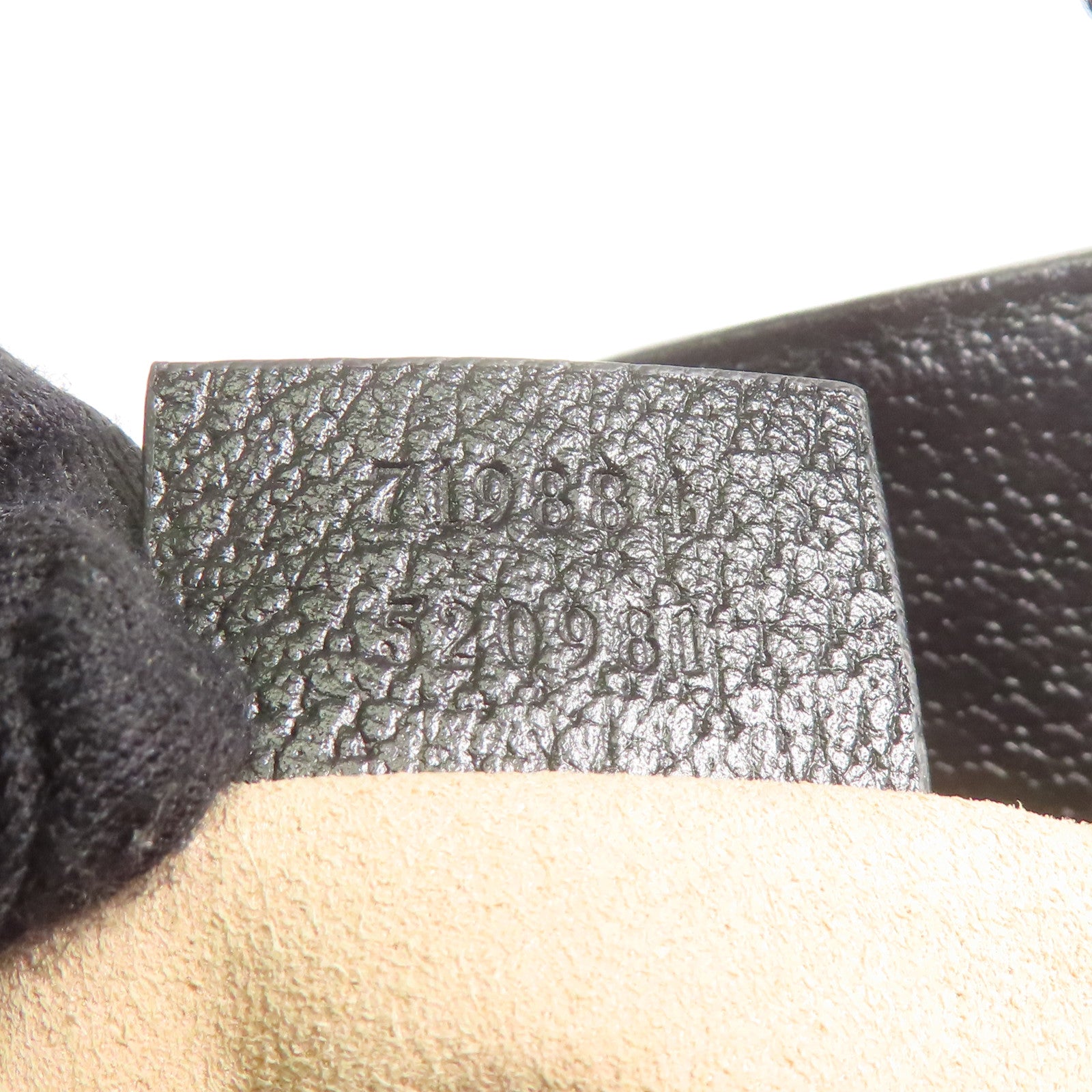 GUCCI GG GHW 2way Shoulder Bag 719884 Calfskin Leather Black