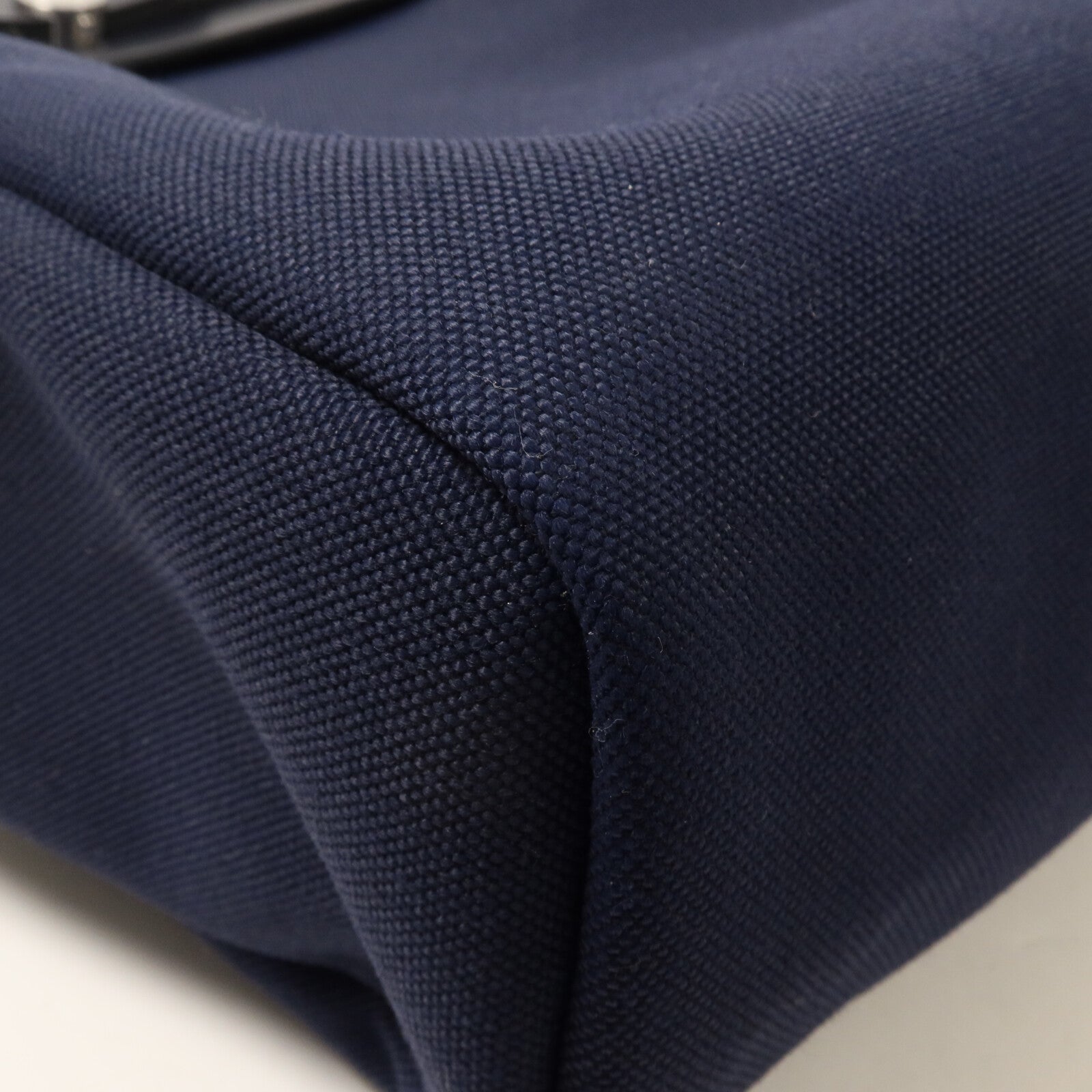 HERMES 帆布Herbag a Dos Zip Retourne Backpack背包Bleu Indigo