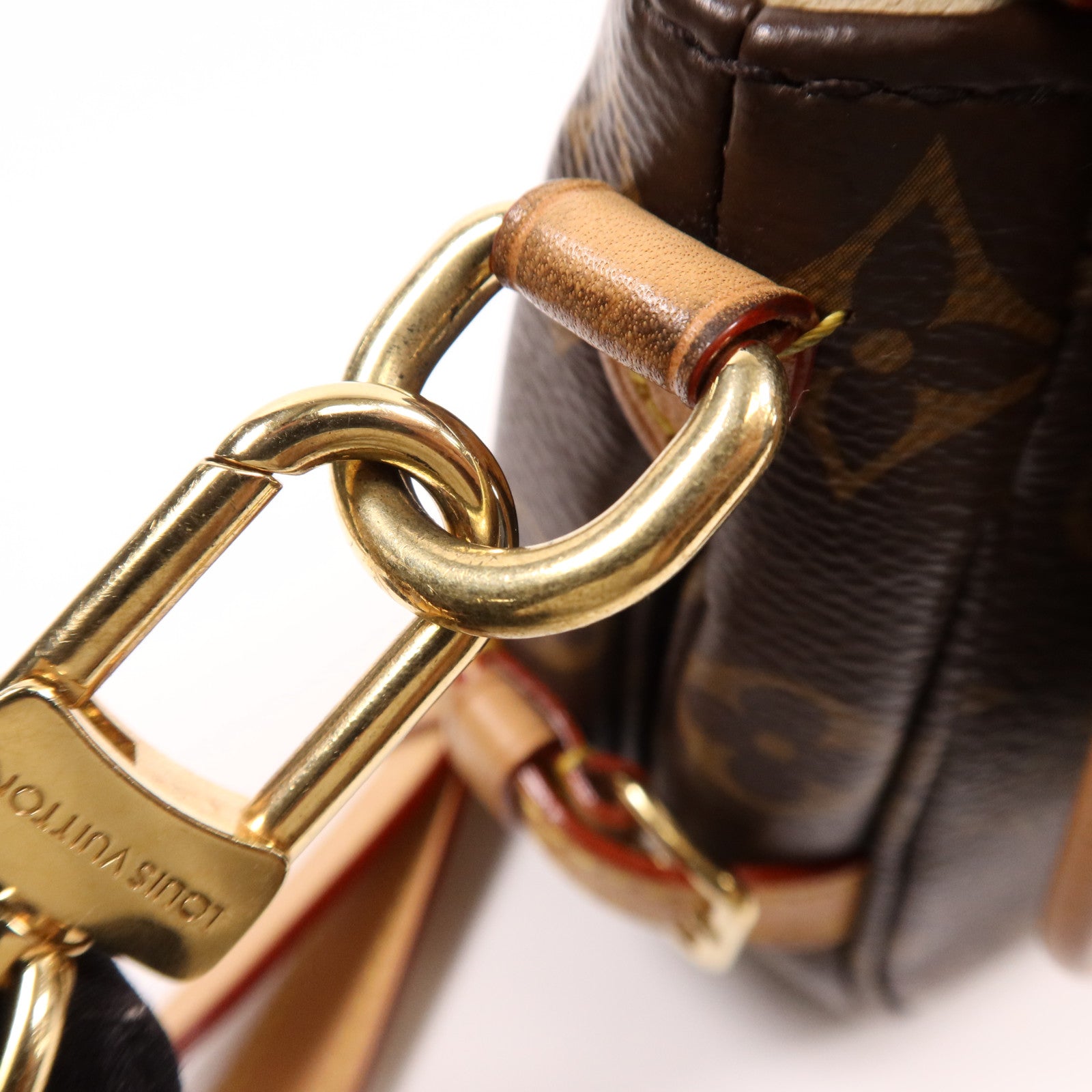 LOUIS VUITTON Monogram Saumur BB金扣手挽肩背兩用袋