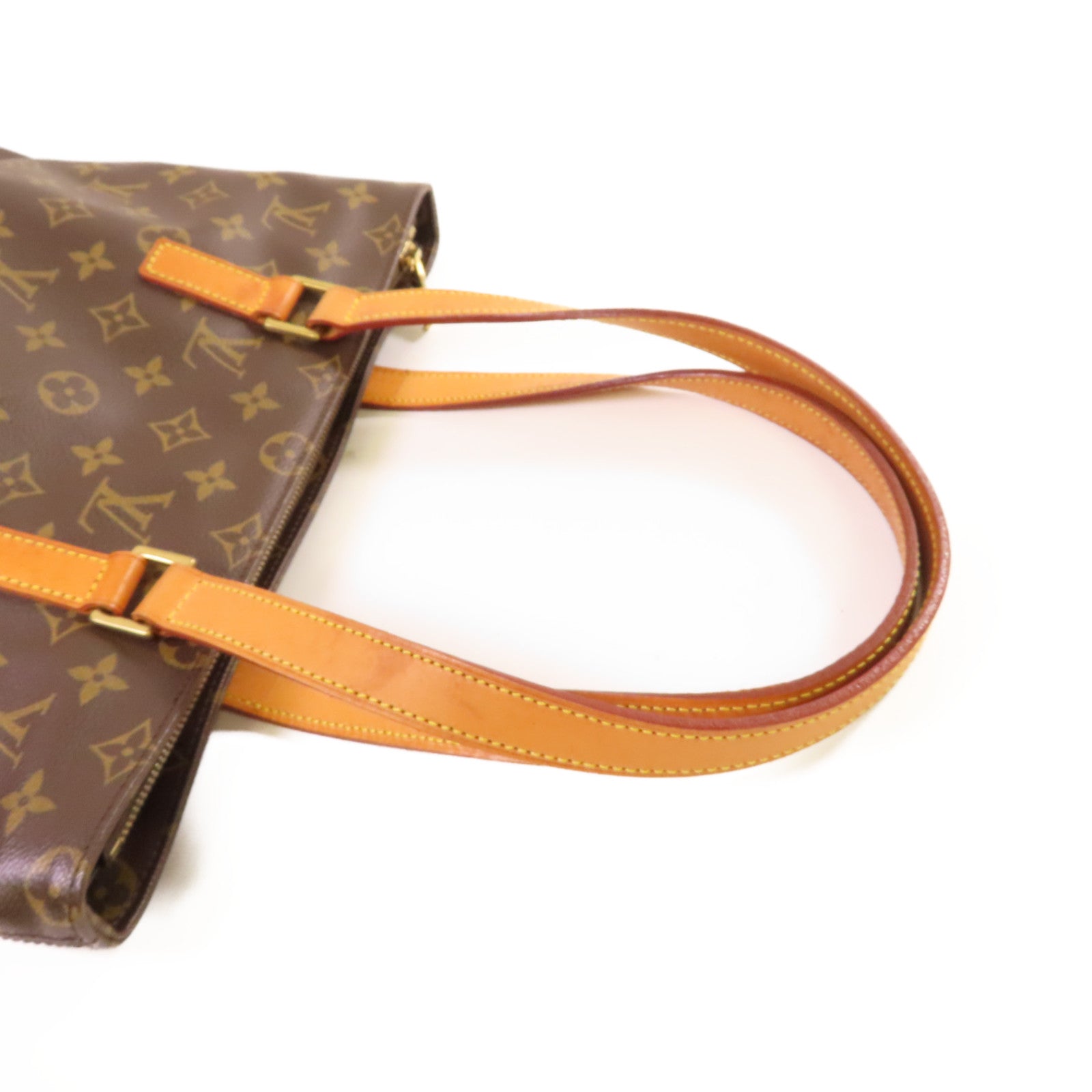 LOUIS VUITTON Monogram Cabas Piano Tote Bag金扣肩背袋啡色