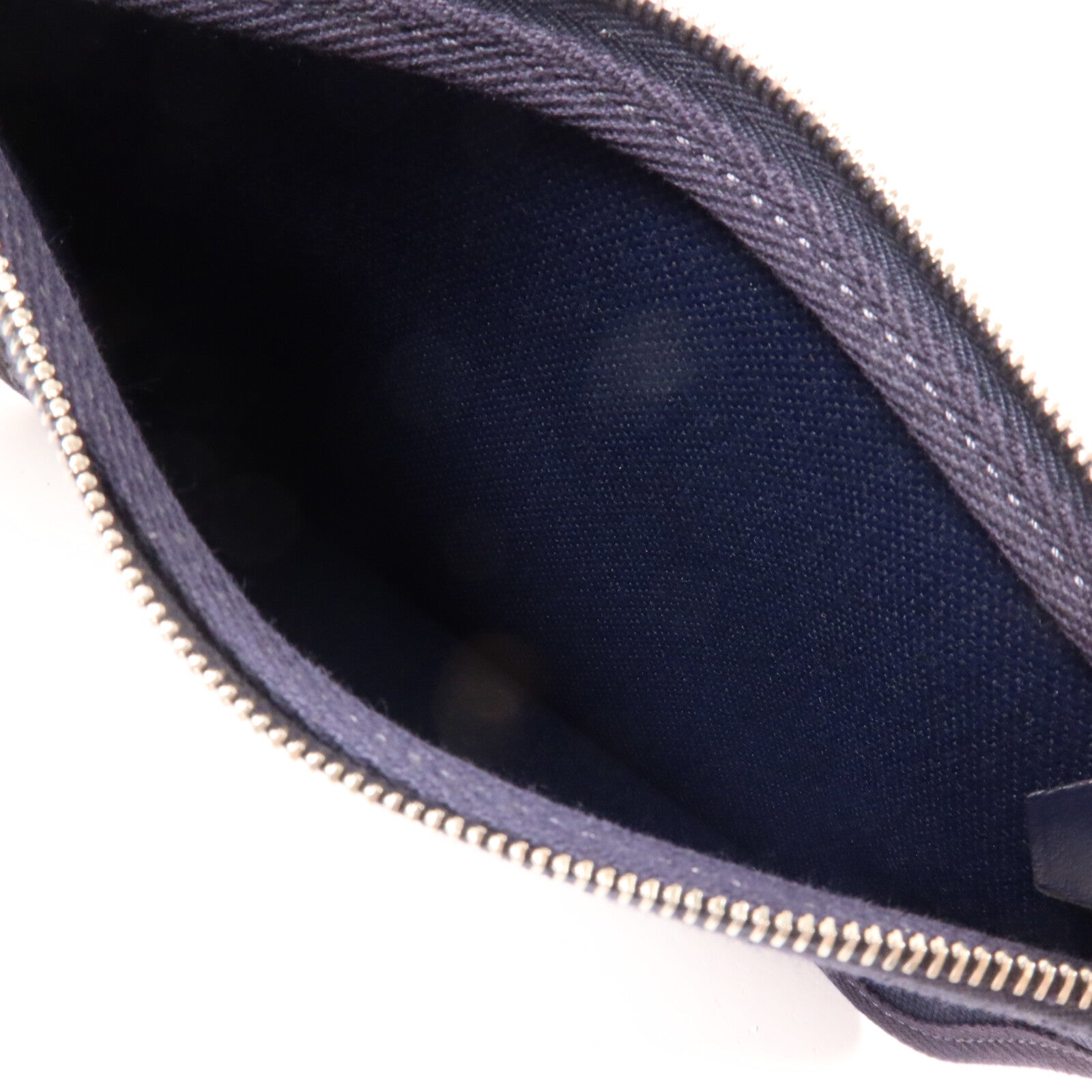 HERMES 帆布Herbag a Dos Zip Retourne Backpack背包Bleu Indigo