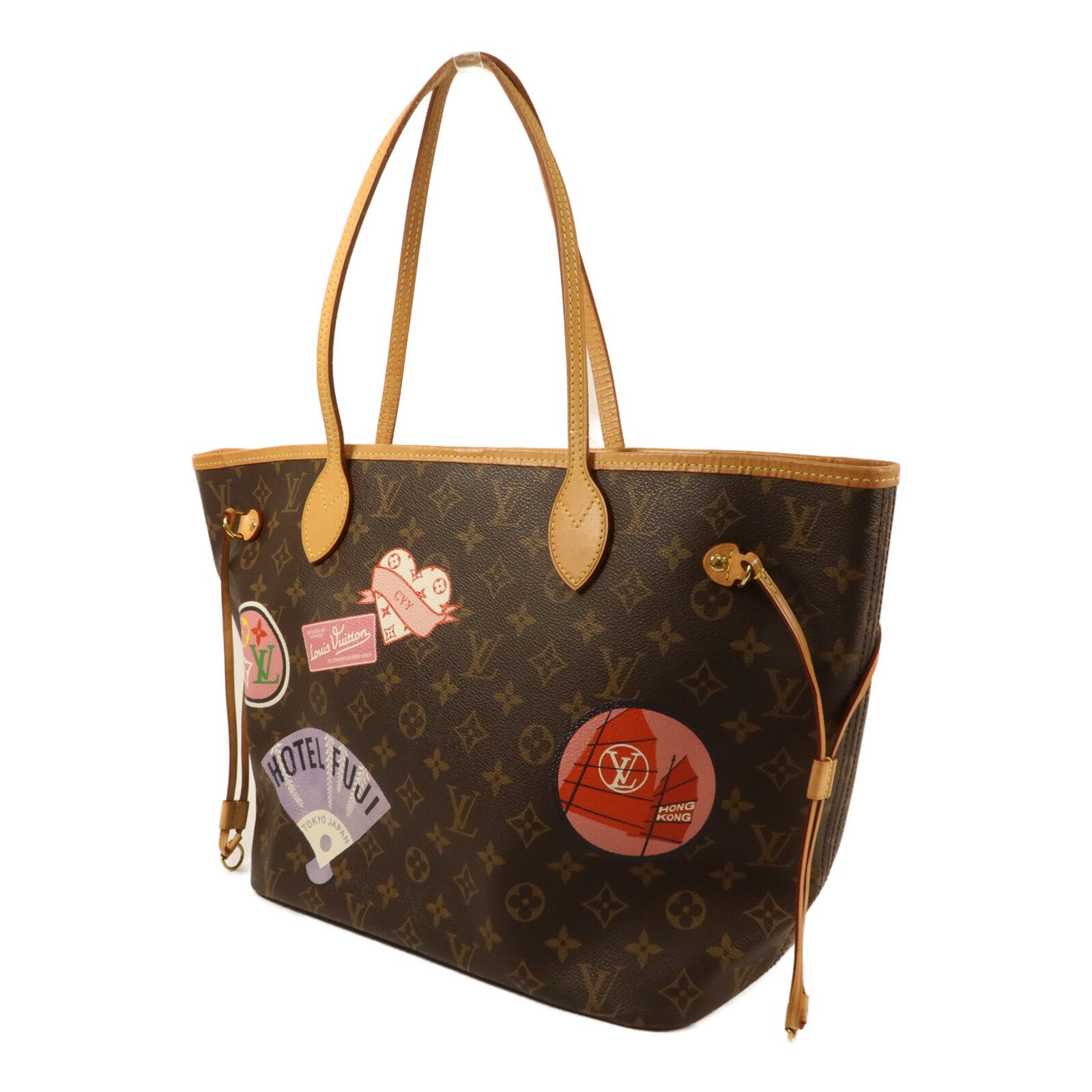 LOUIS VUITTON Monogram Neverfull MM手挽袋