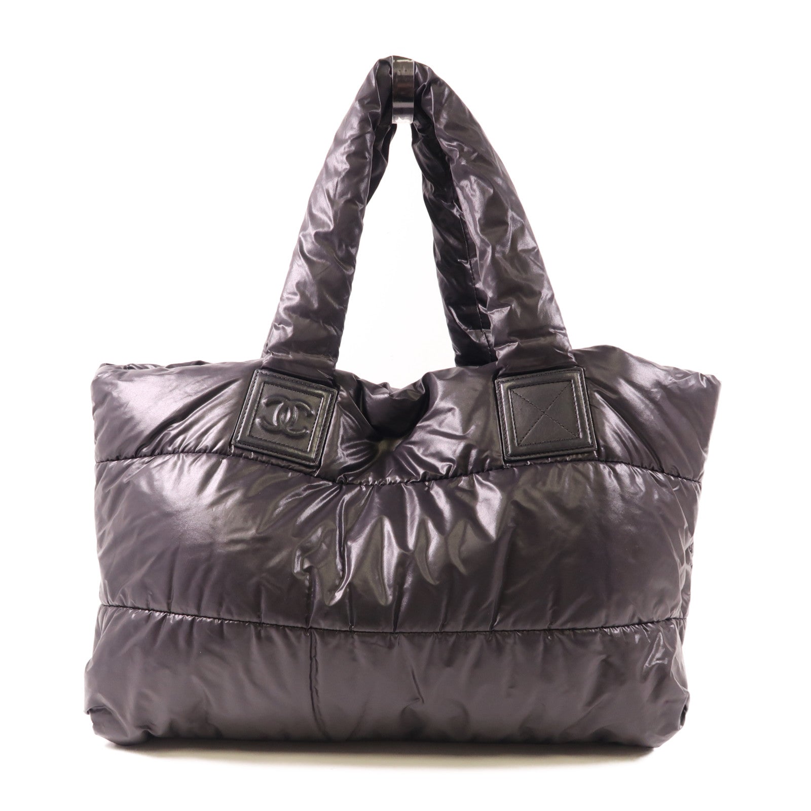 CHANEL 尼龍Coco Cocoon Tote Bag銀扣手挽袋