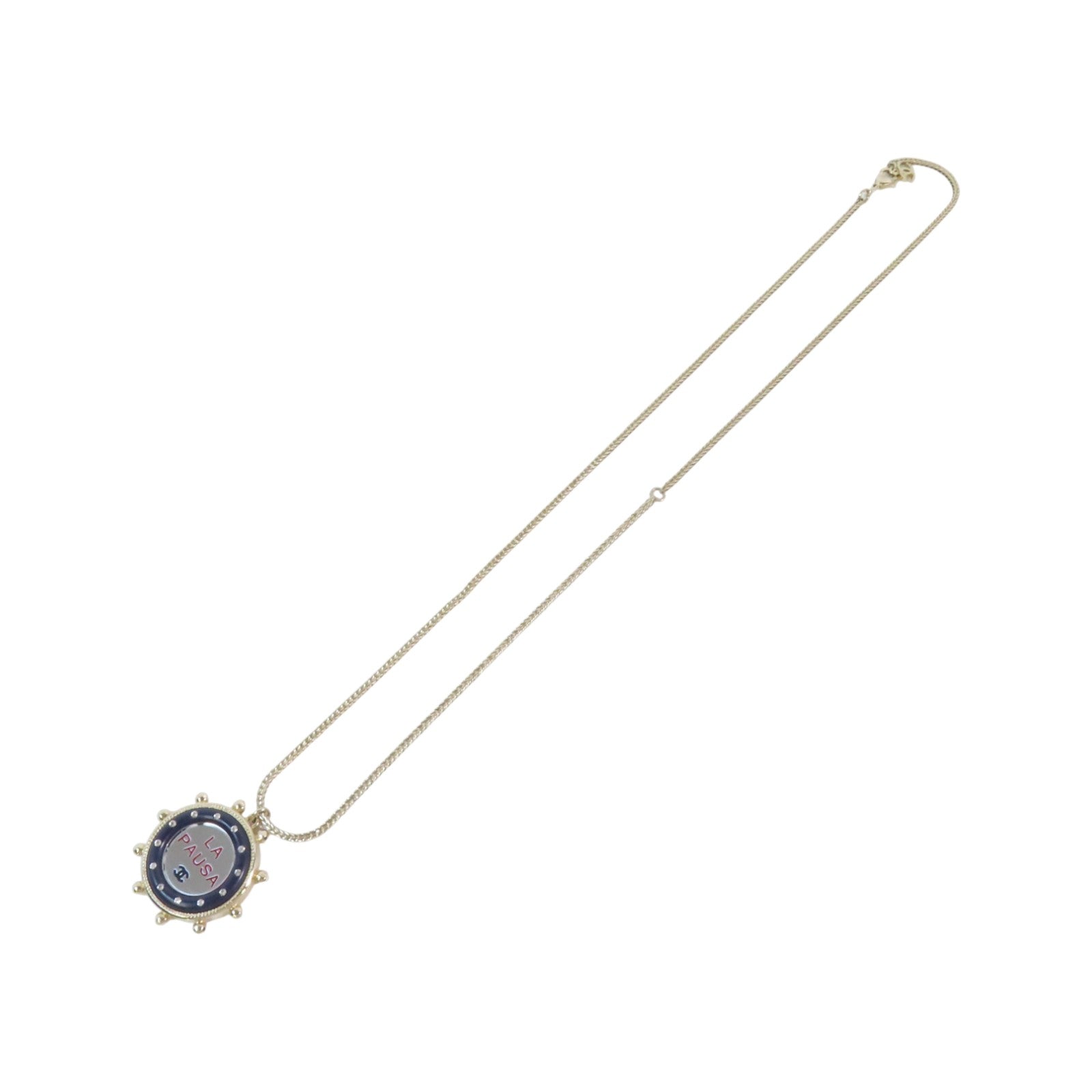 CHANEL 【激減優惠】金屬/仿珍珠/PVC Necklace金扣項鏈