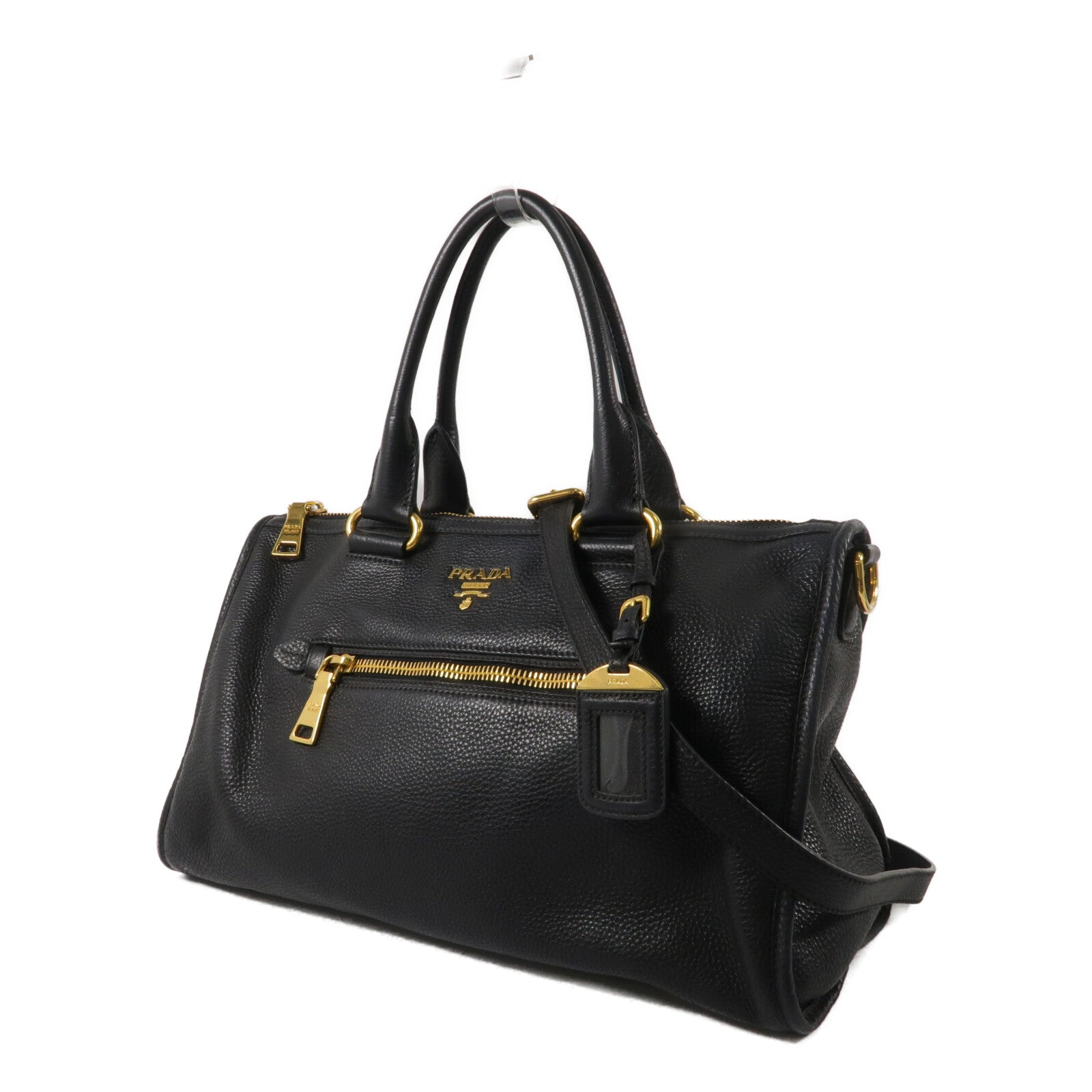 PRADA 牛皮皮革2Way Shoulder手挽肩背兩用袋