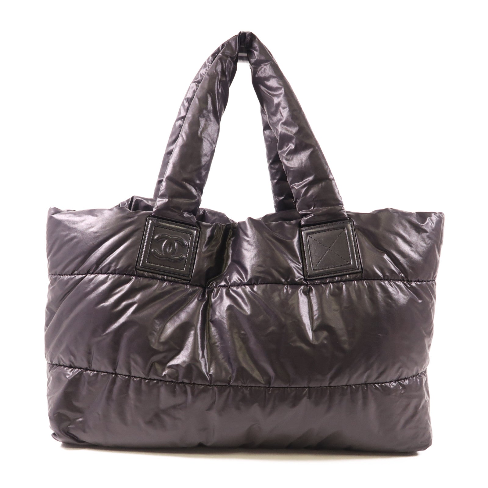 CHANEL 尼龍Coco Cocoon Tote Bag銀扣手挽袋