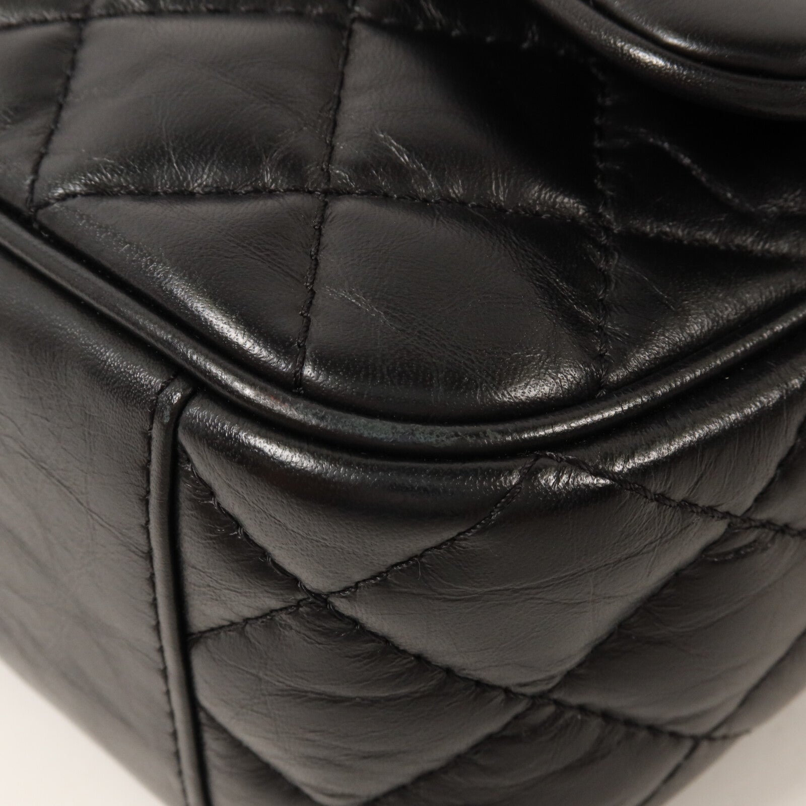 CHANEL 牛皮皮革Chain Shoulder鏈帶肩背袋