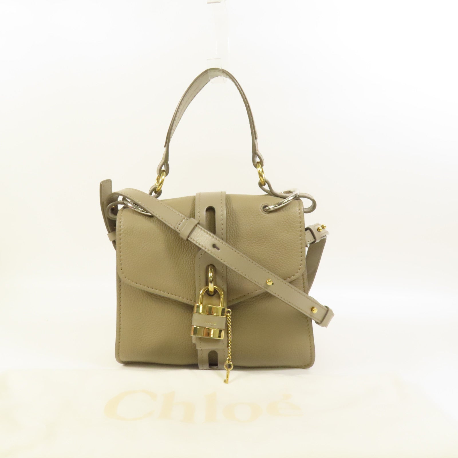 Chloe 牛皮皮革Aby Day Bag手挽肩背兩用袋