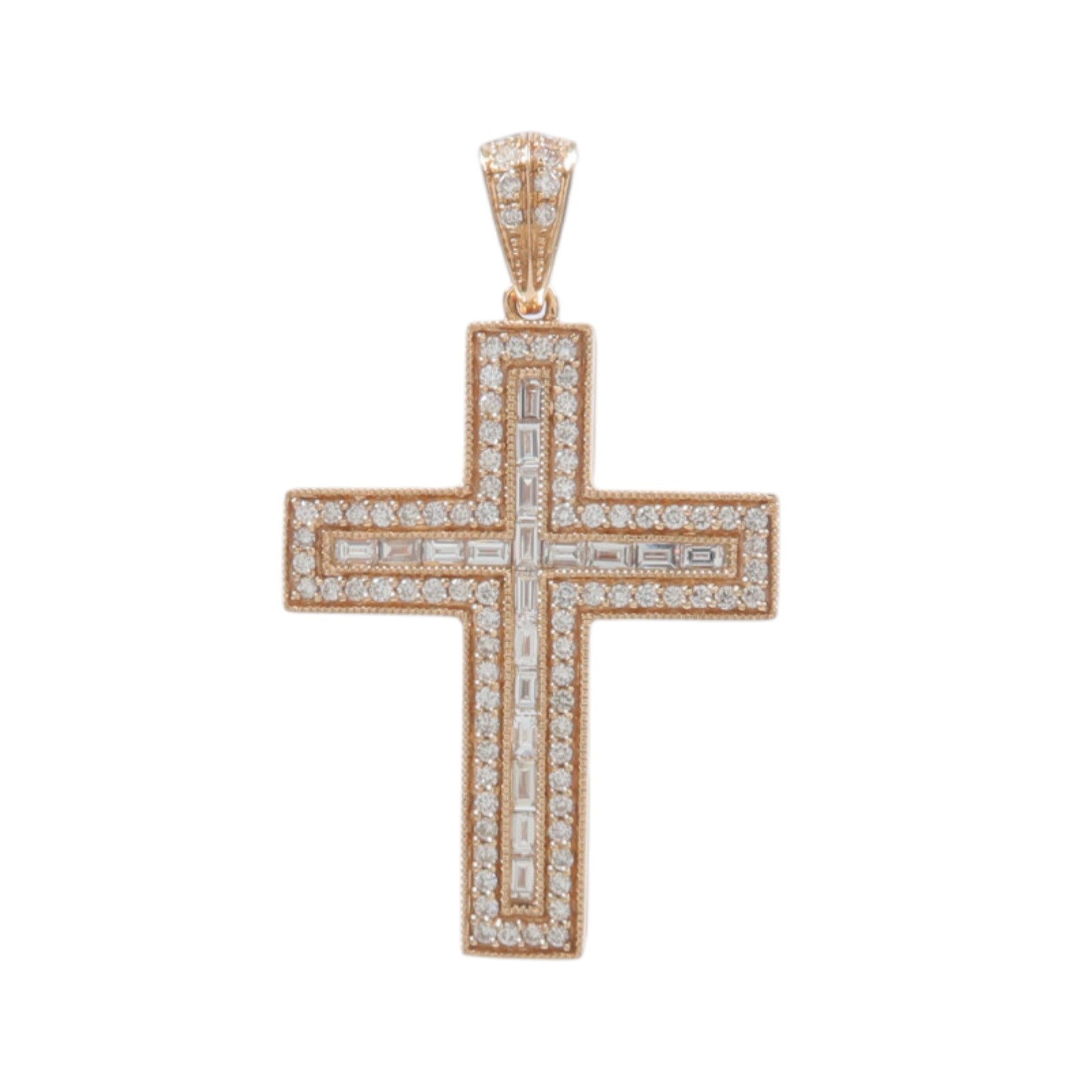 JEWELRY 18K玫瑰金Diamond Pendant鑽石吊墜