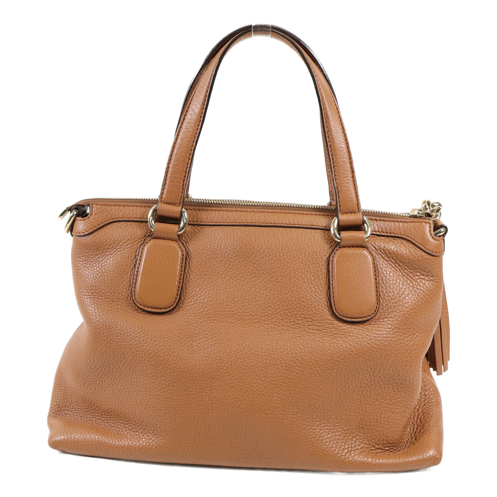 GUCCI 牛皮皮革Shoulder Bag金扣手挽肩背兩用袋