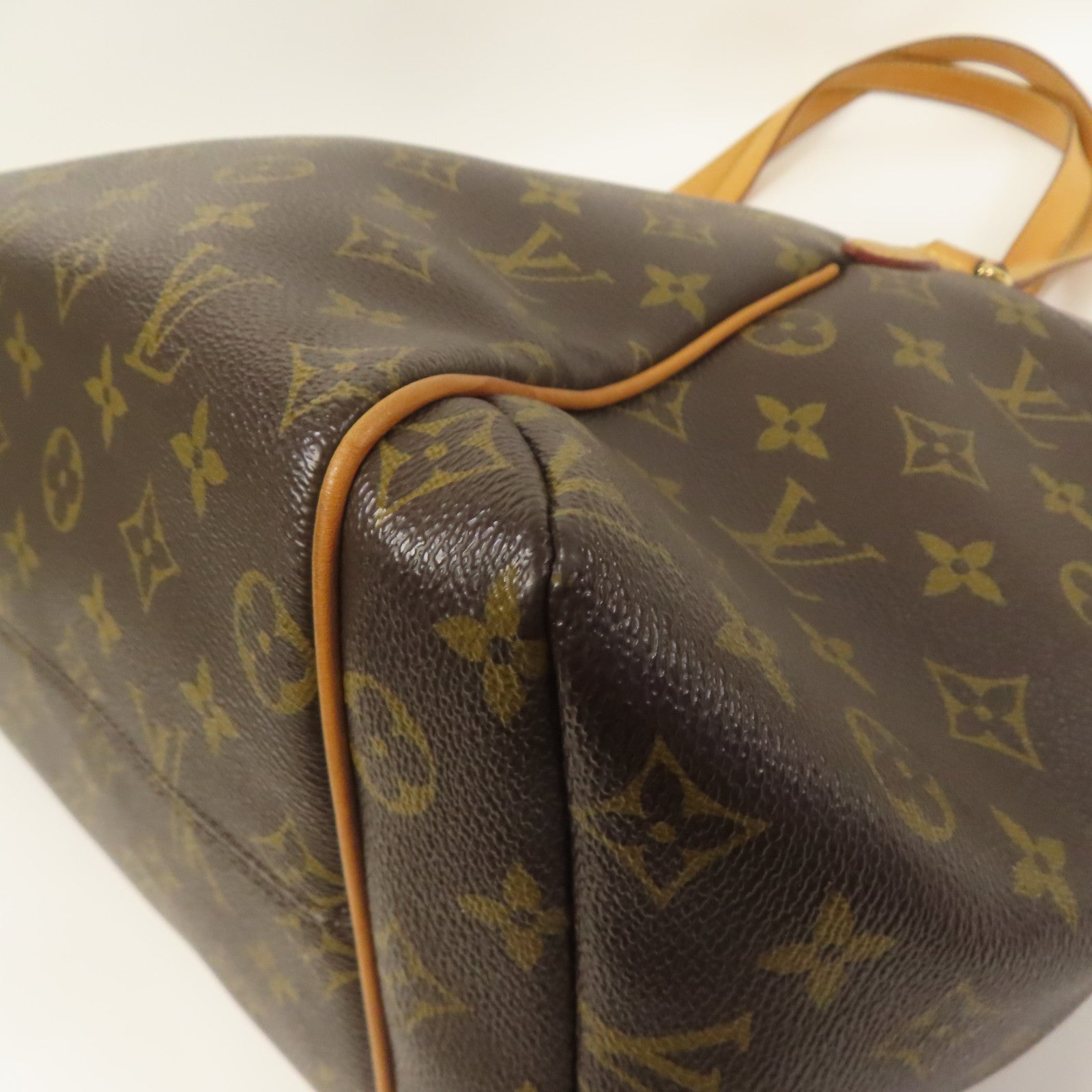 LOUIS VUITTON LV GHW Totally MM Shoulder Tote Bag M56689 Monogram Brown