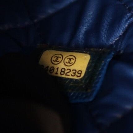CHANEL 牛皮皮革Clutch銀扣手拿包