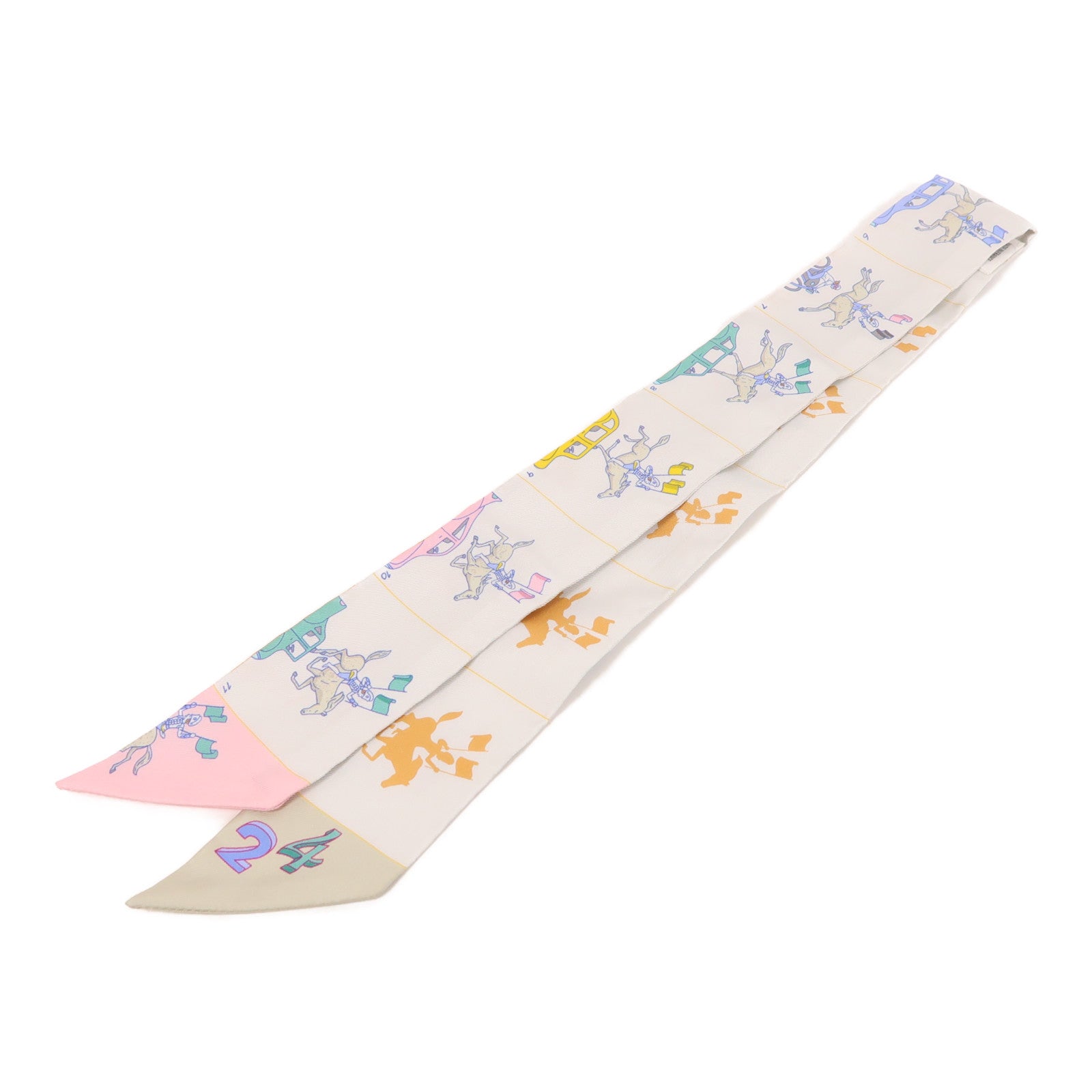 HERMES 絲質Twilly絲巾