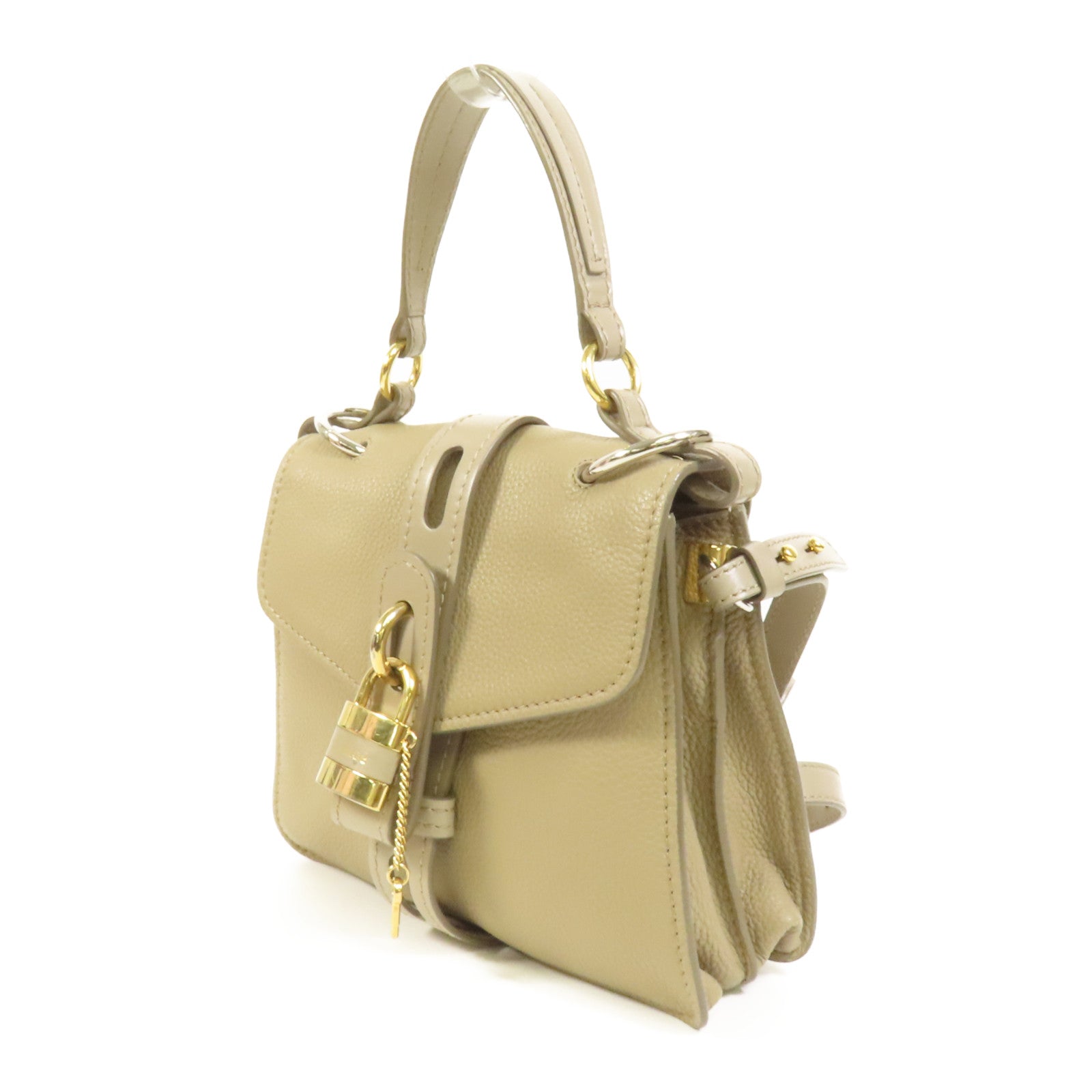 Chloe 牛皮皮革Aby Day Bag手挽肩背兩用袋
