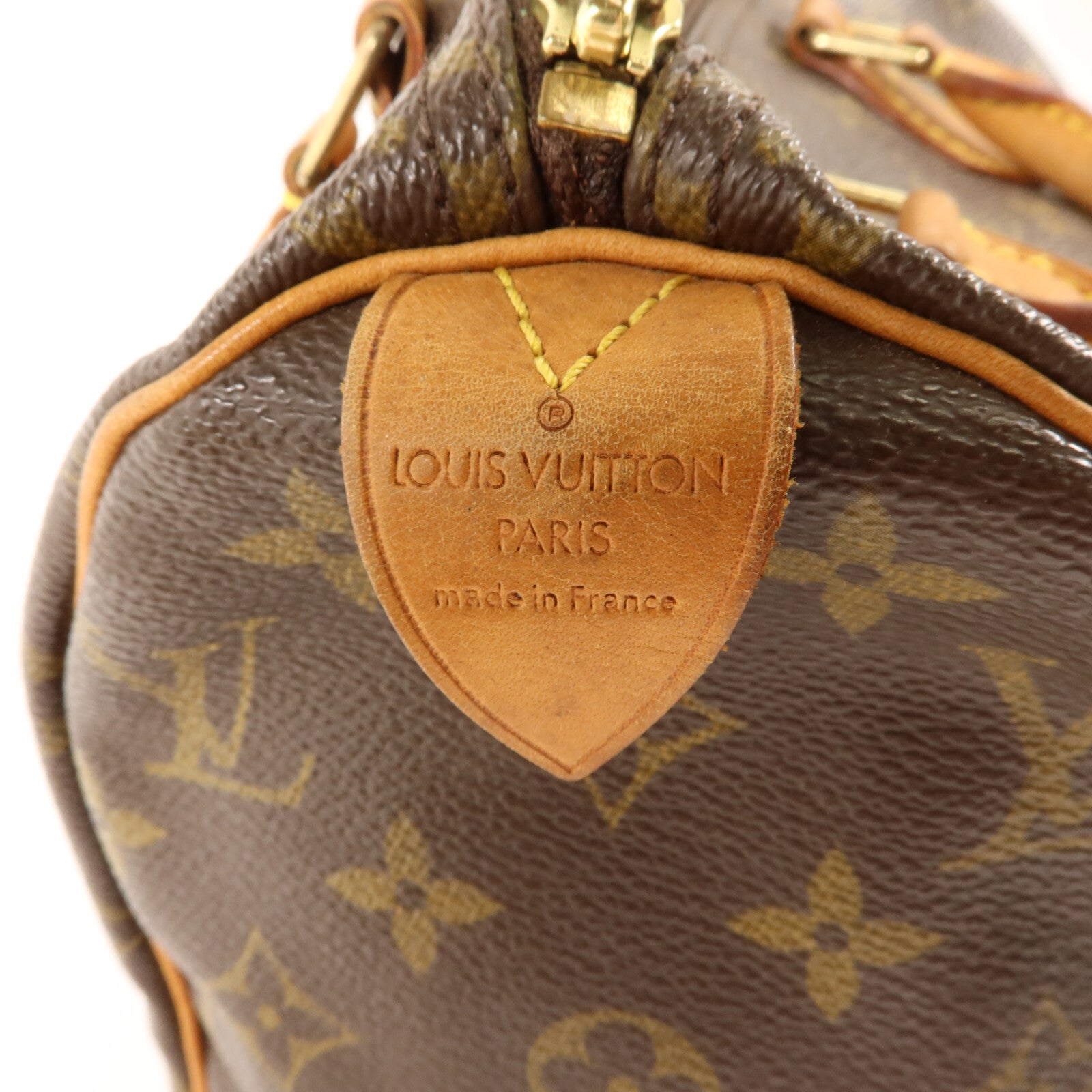 LOUIS VUITTON Monogram Speedy 25金扣手挽袋