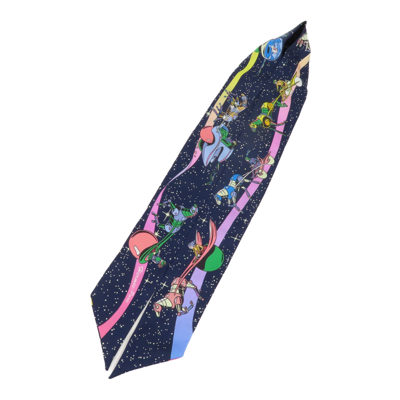 HERMES 絲質Twilly絲巾