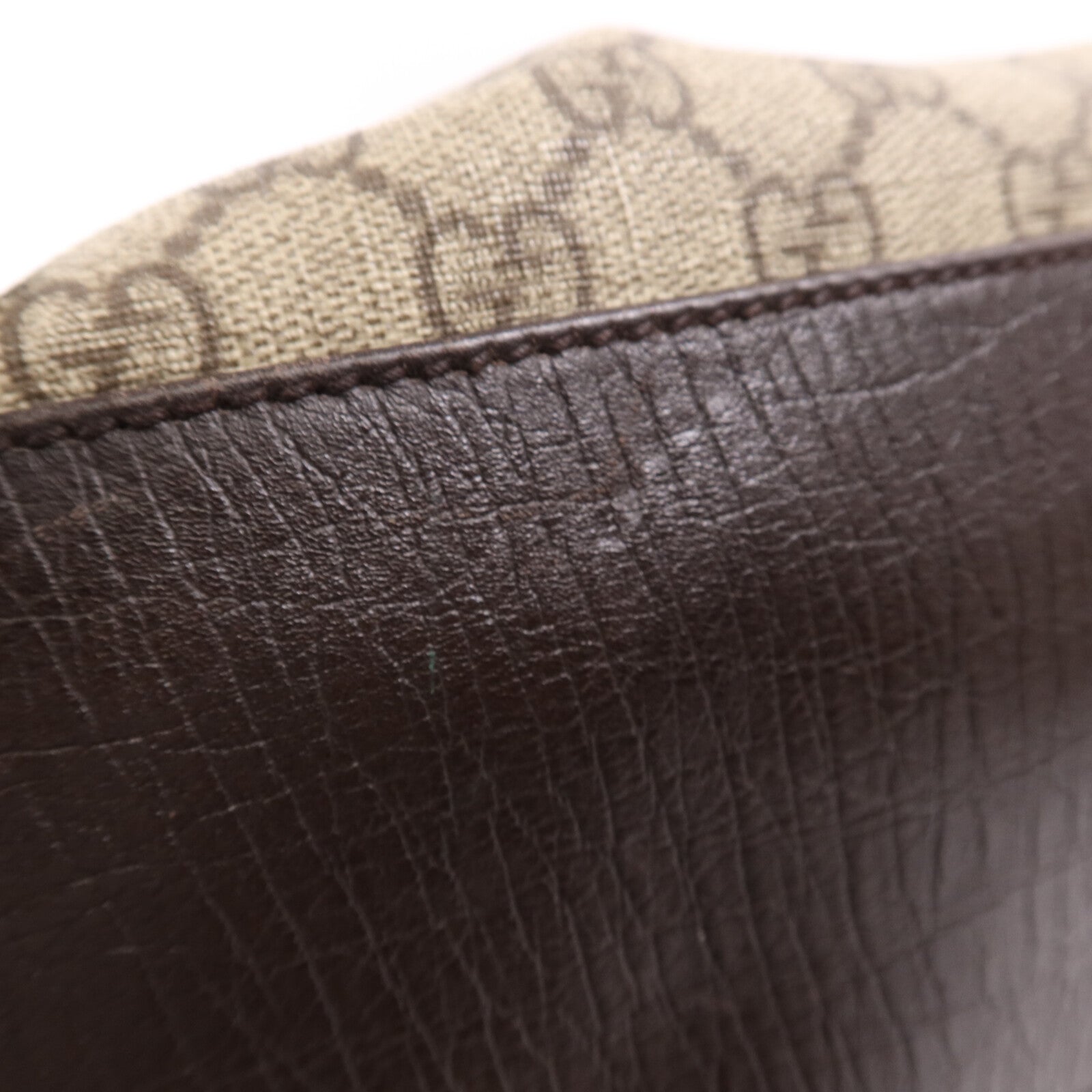 GUCCI 塗層帆布Tote Bag銀扣手挽袋