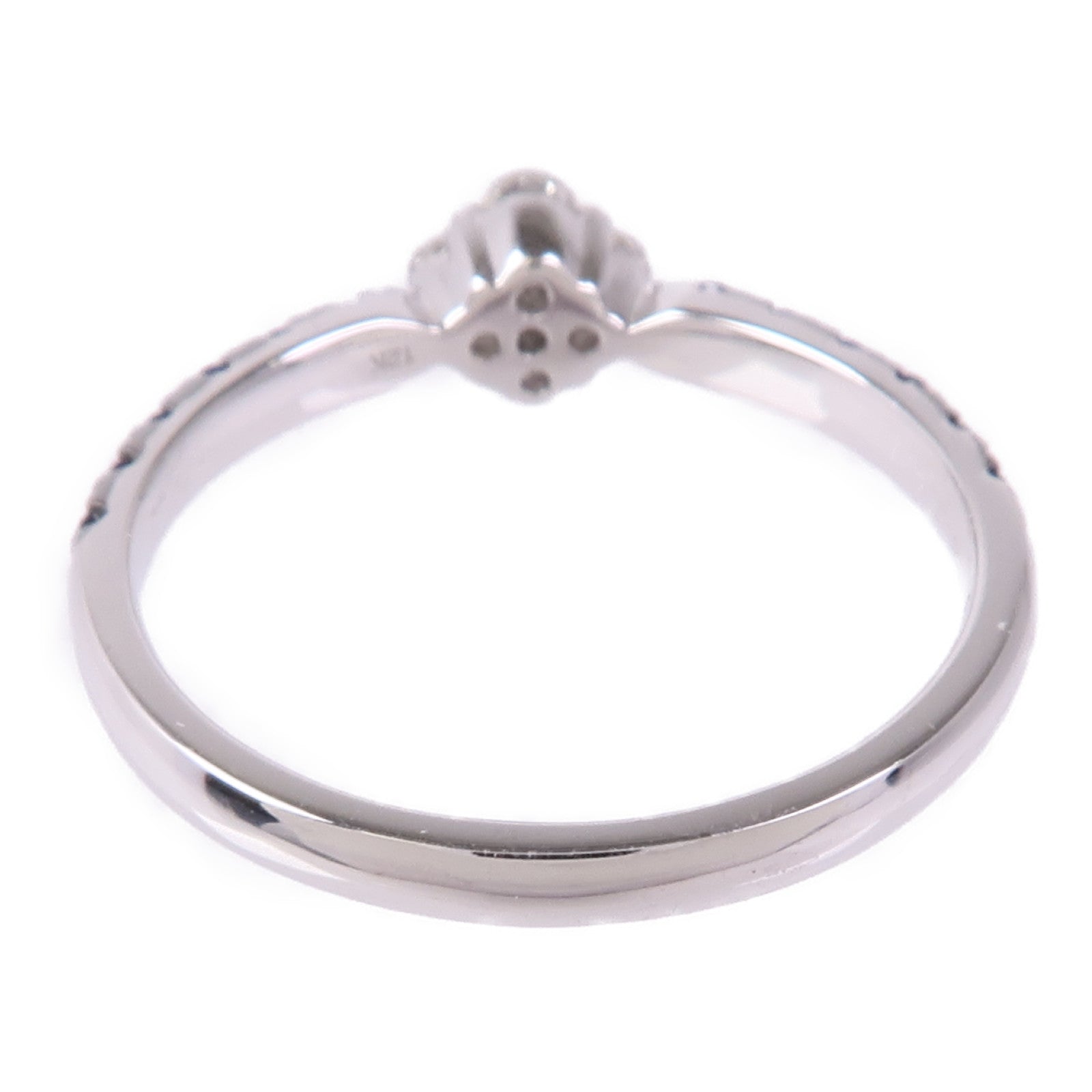 JEWELRY 【激減優惠】18K白金Sapphire/Diamond Ring藍寶石/鑽石戒指US#6.25