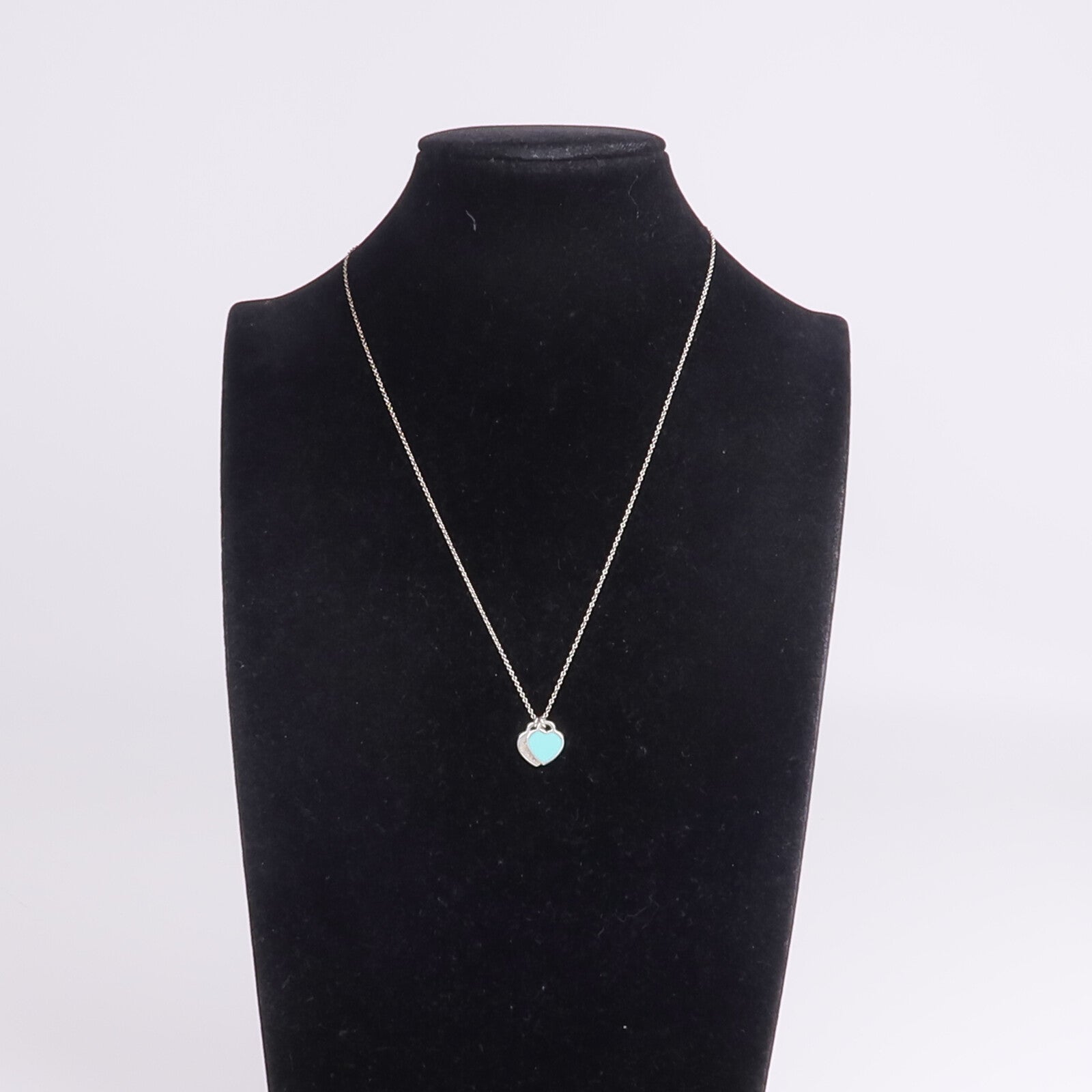 TIFFANY＆CO 925純銀Return To Tiffany Diamond Necklace鑽石項鍊
