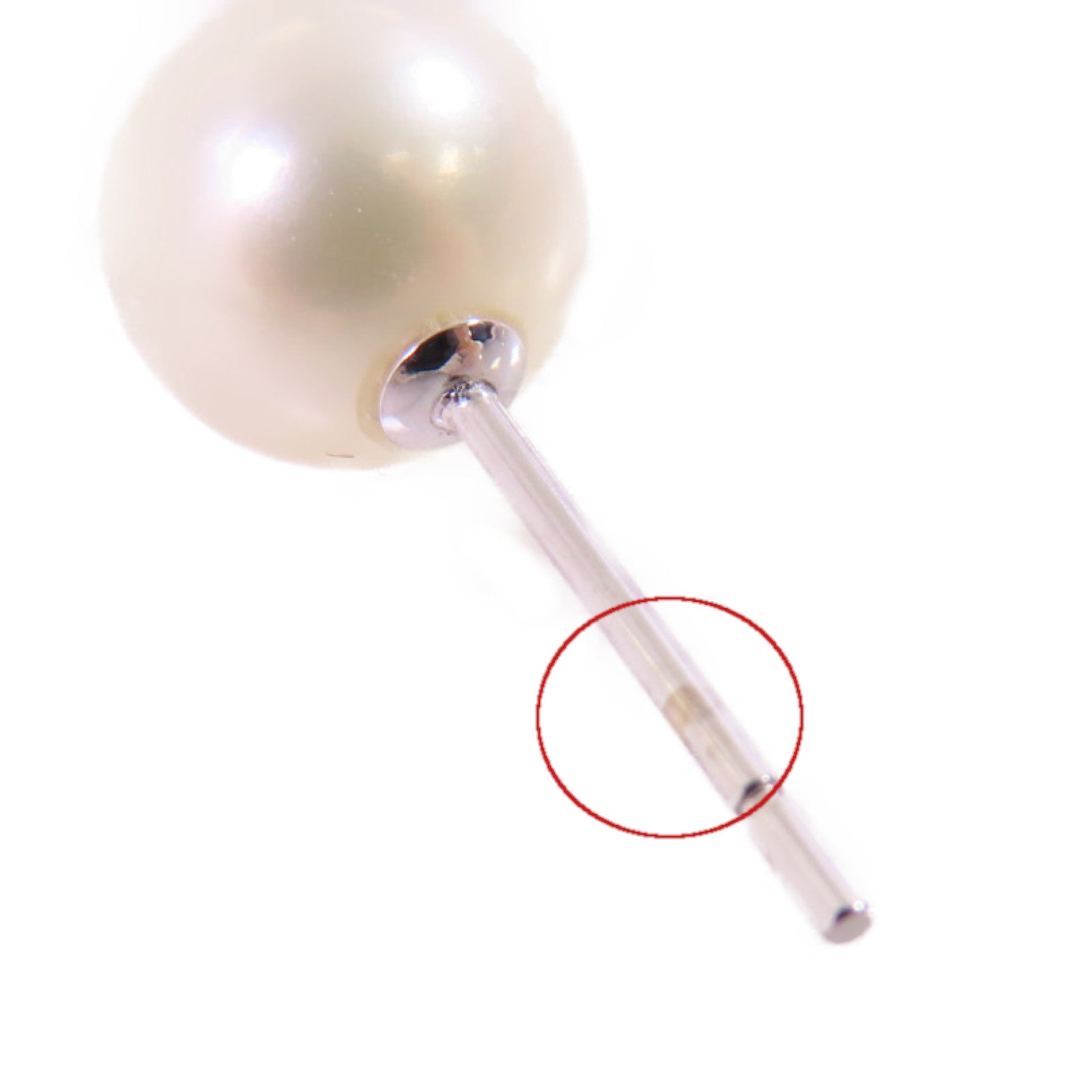 JEWELRY 18K白金/珍珠Pearl Earrings耳環珍珠白色