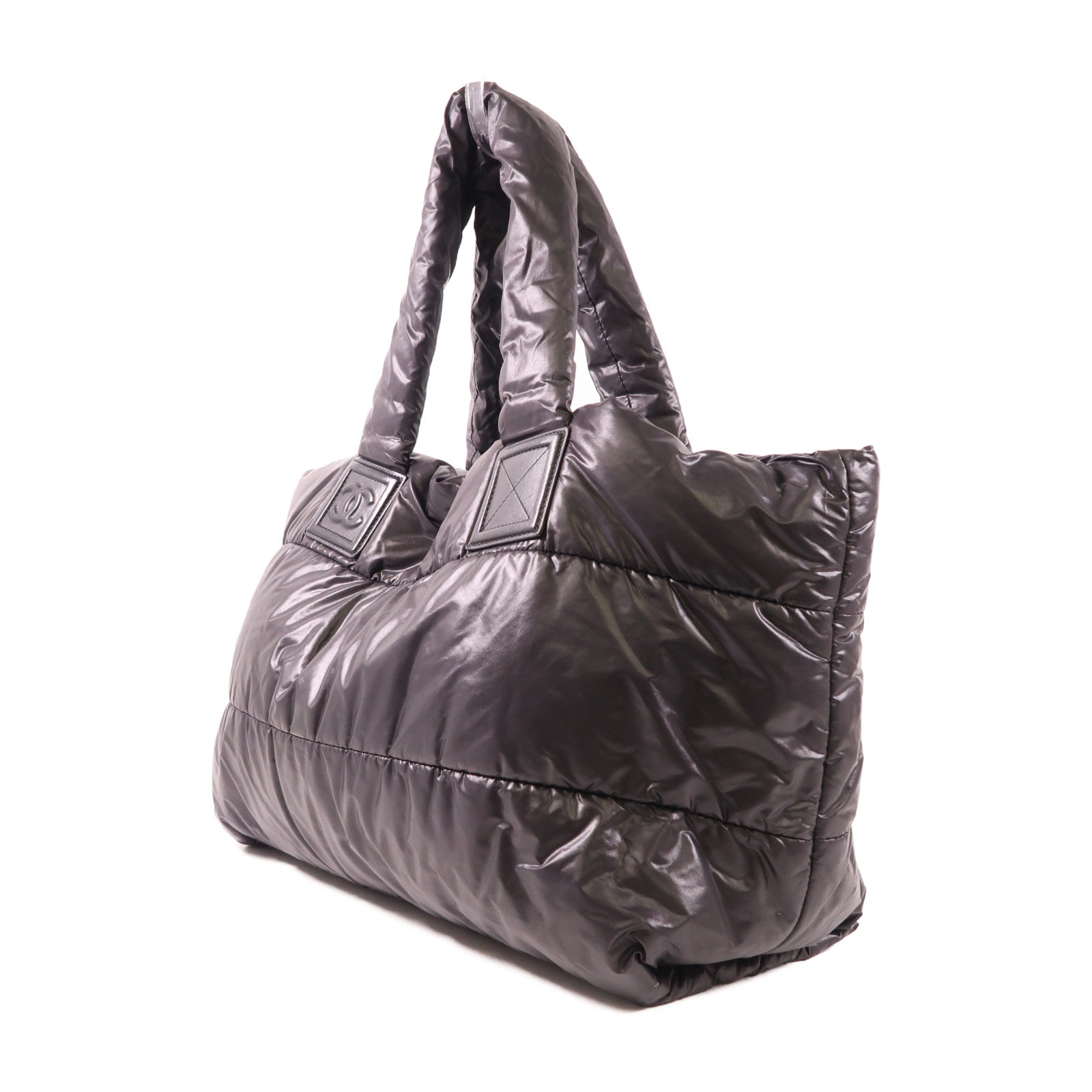 CHANEL 尼龍Coco Cocoon Tote Bag銀扣手挽袋