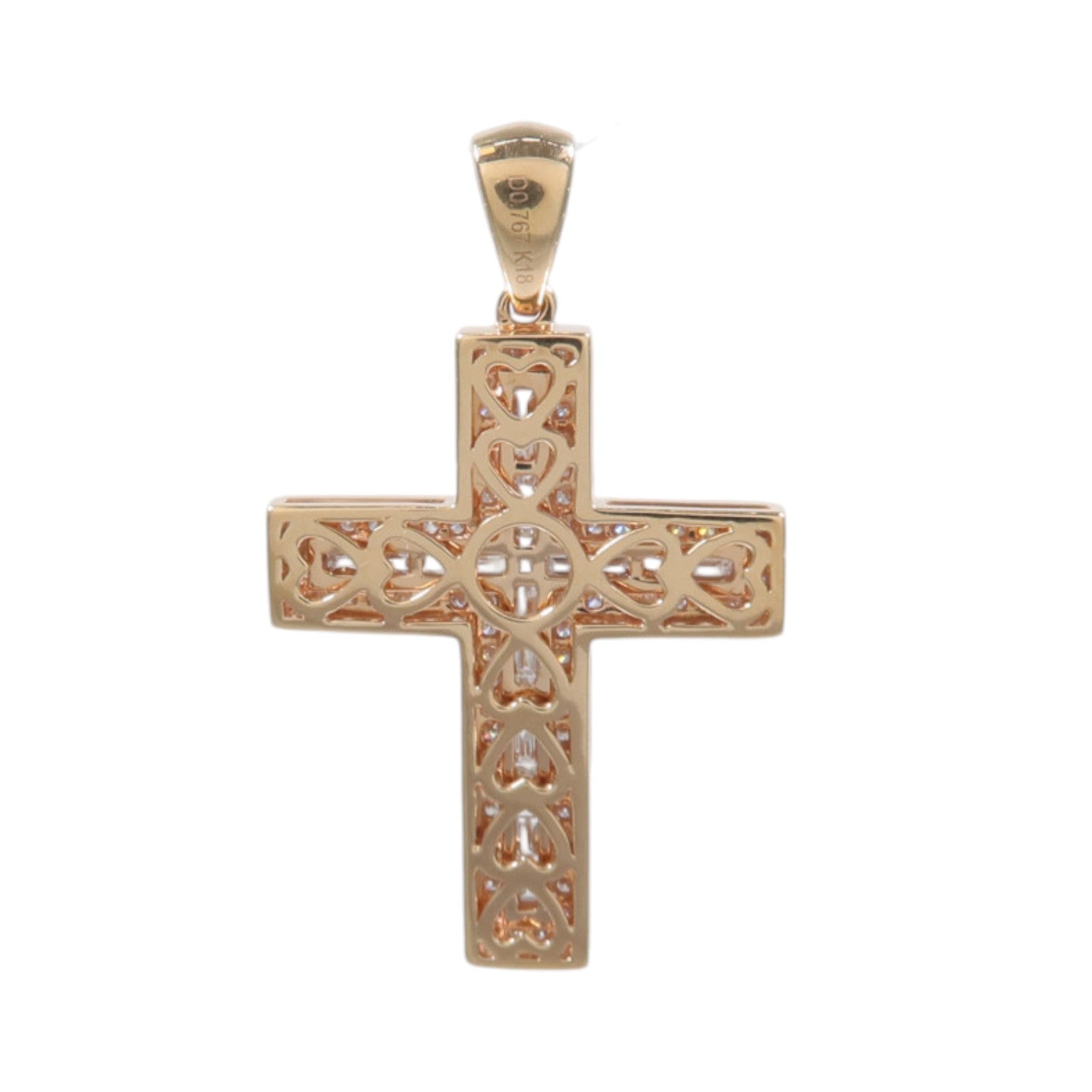 JEWELRY 18K玫瑰金Diamond Pendant鑽石吊墜