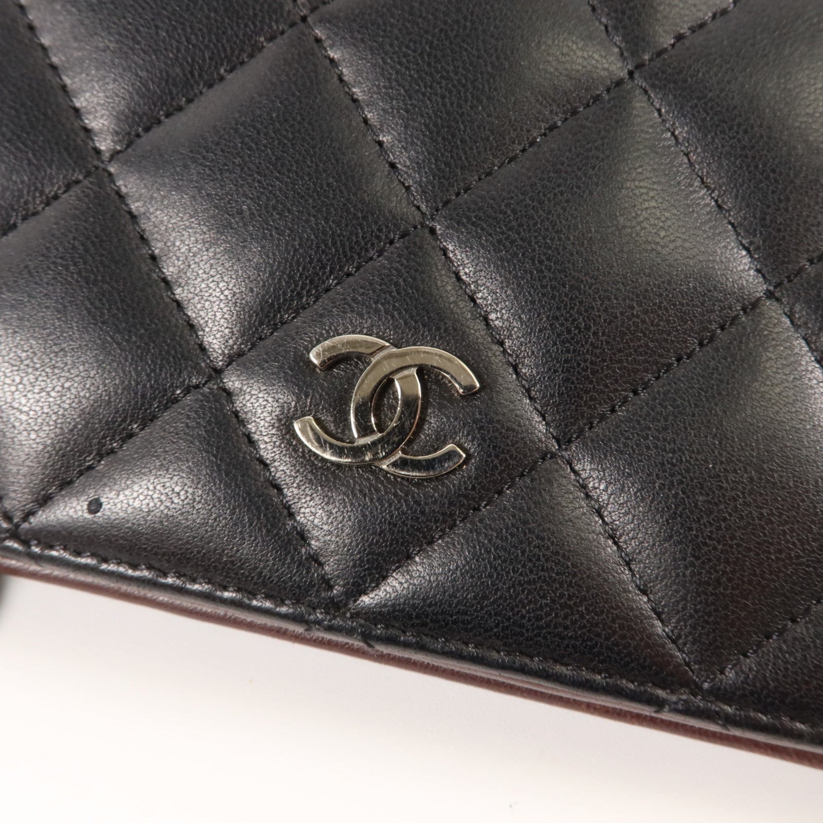 CHANEL 羊皮皮革Long Bifold Wallet長錢包
