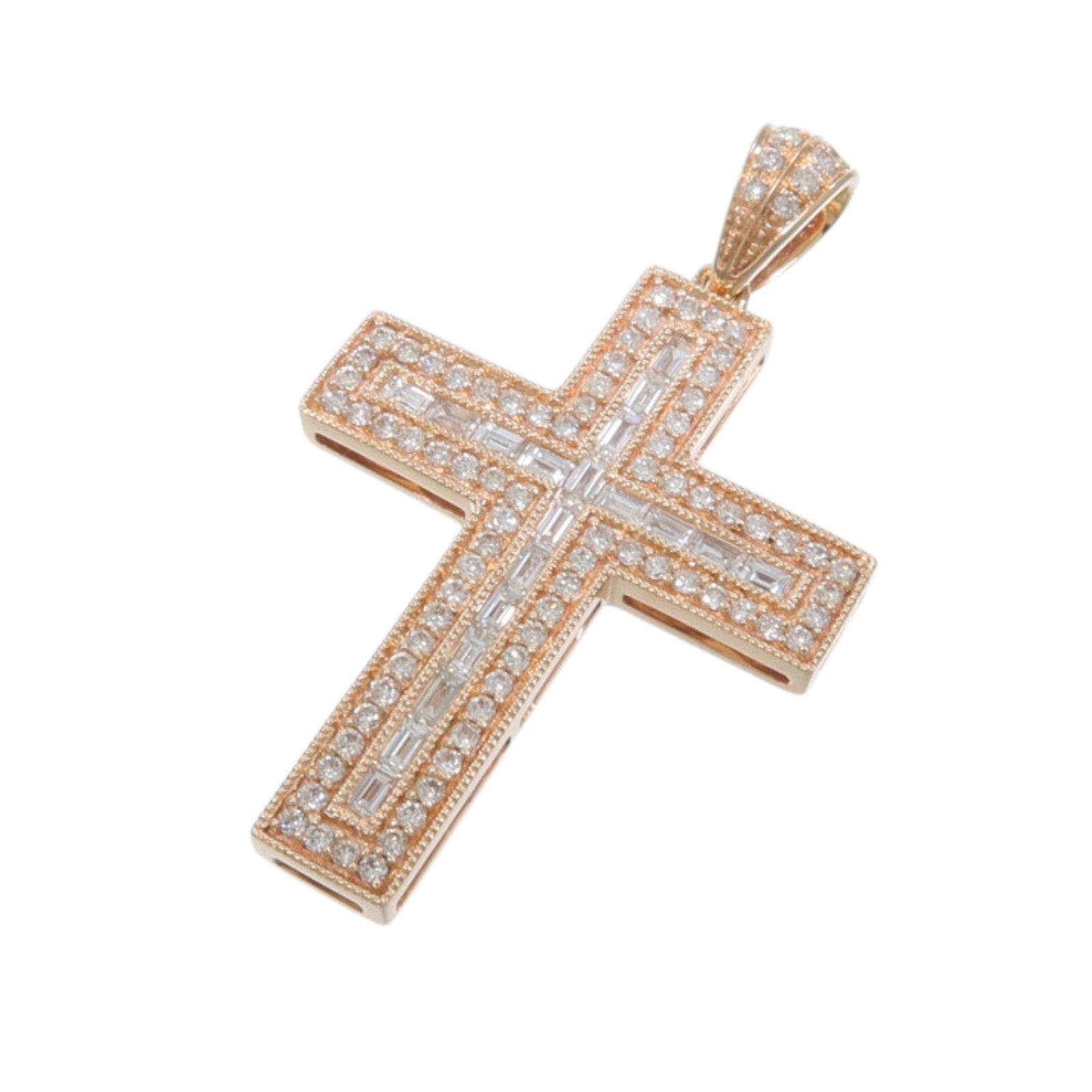 JEWELRY 18K玫瑰金Diamond Pendant鑽石吊墜