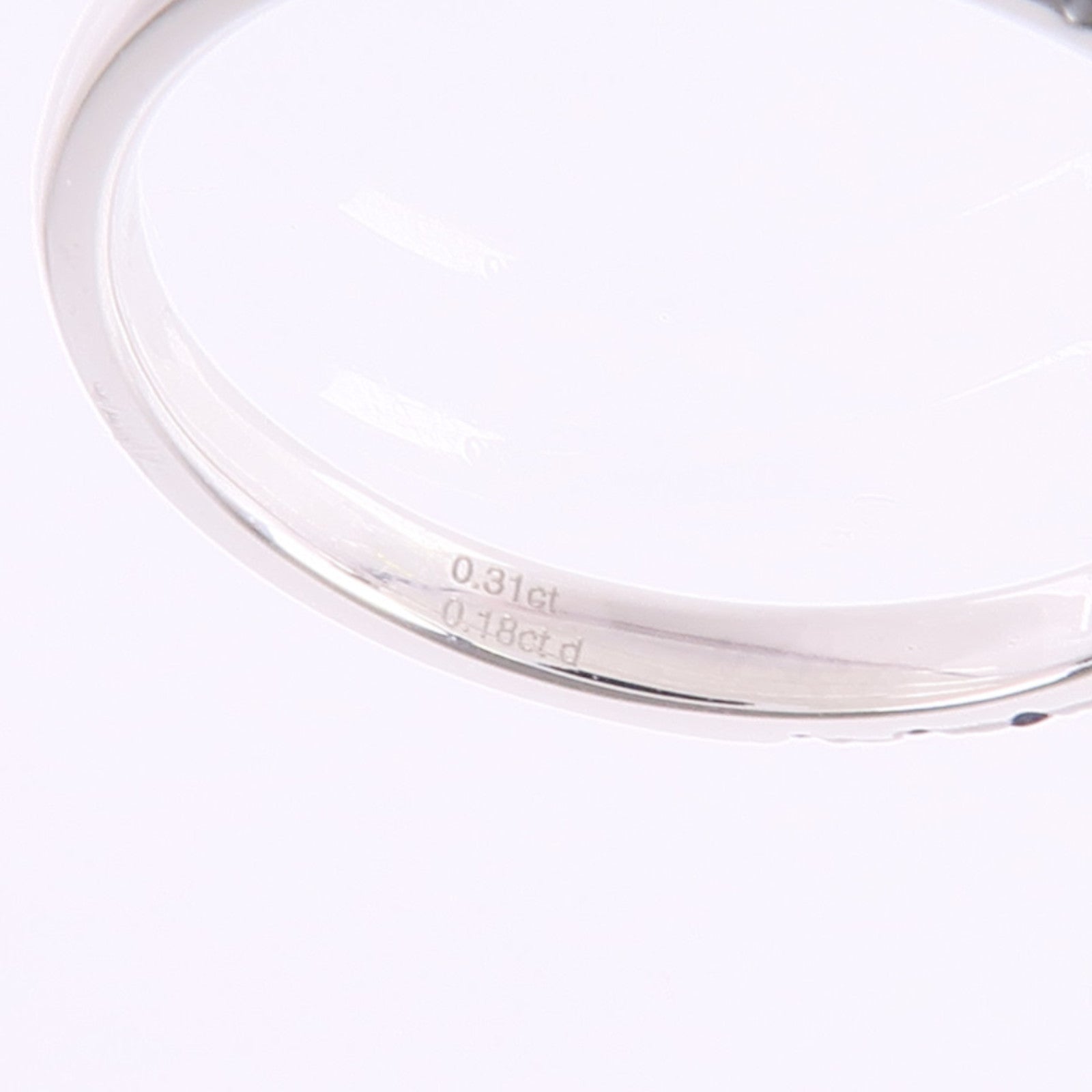 JEWELRY 【激減優惠】18K白金Sapphire/Diamond Ring藍寶石/鑽石戒指US#6.25